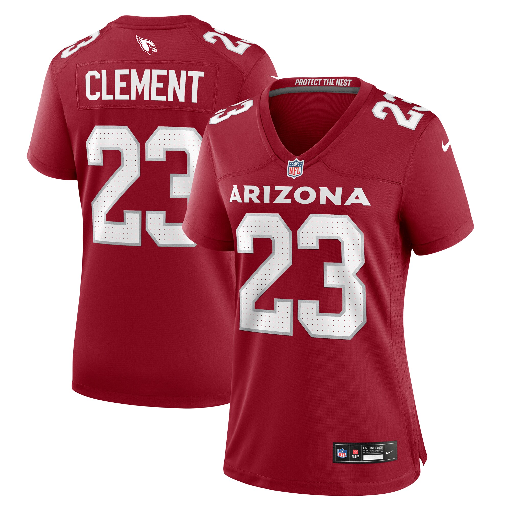 Corey Clement Arizona Cardinals Women's Team Game Jersey -  Cardinal