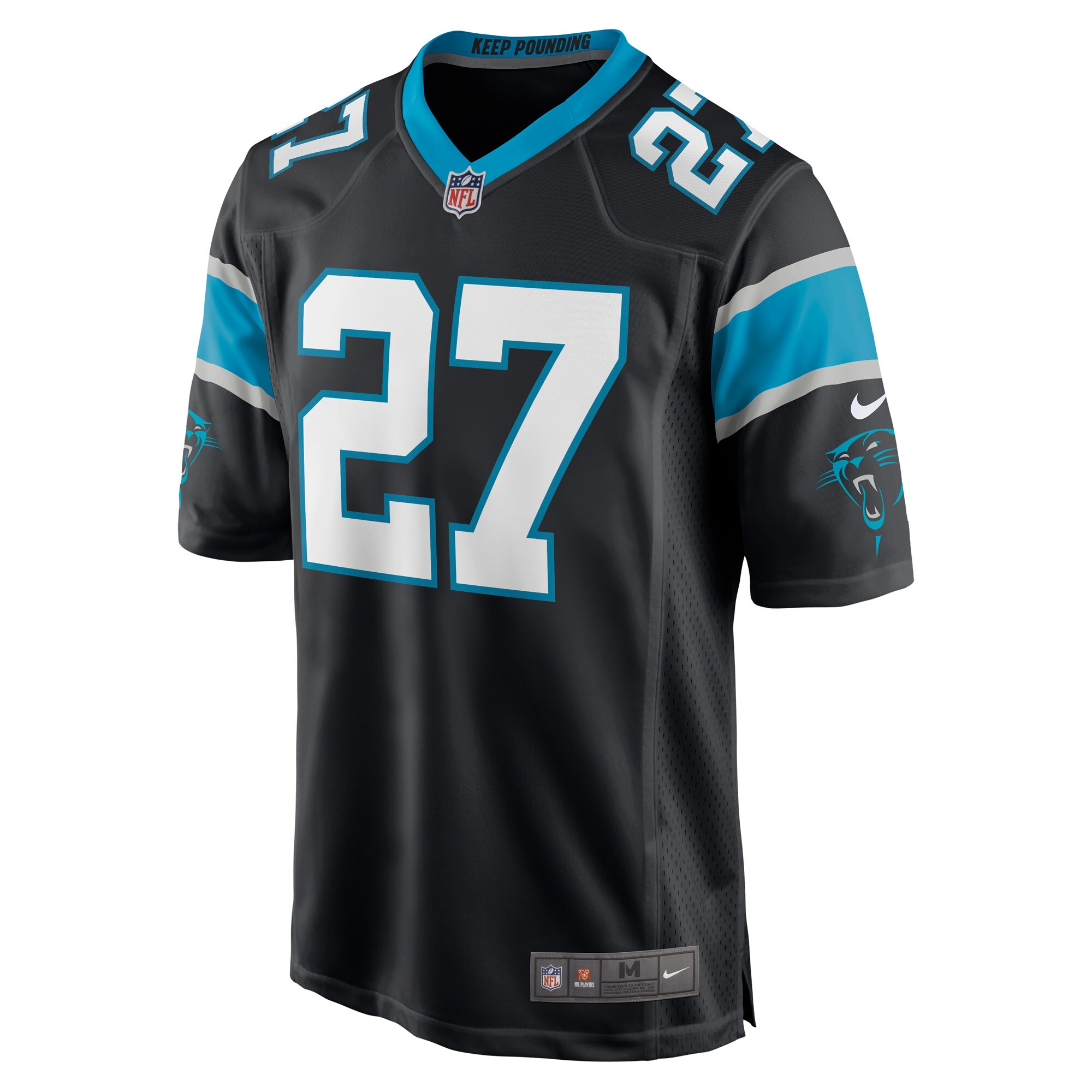 Marquise Blair Carolina Panthers  Game Player Jersey - Black