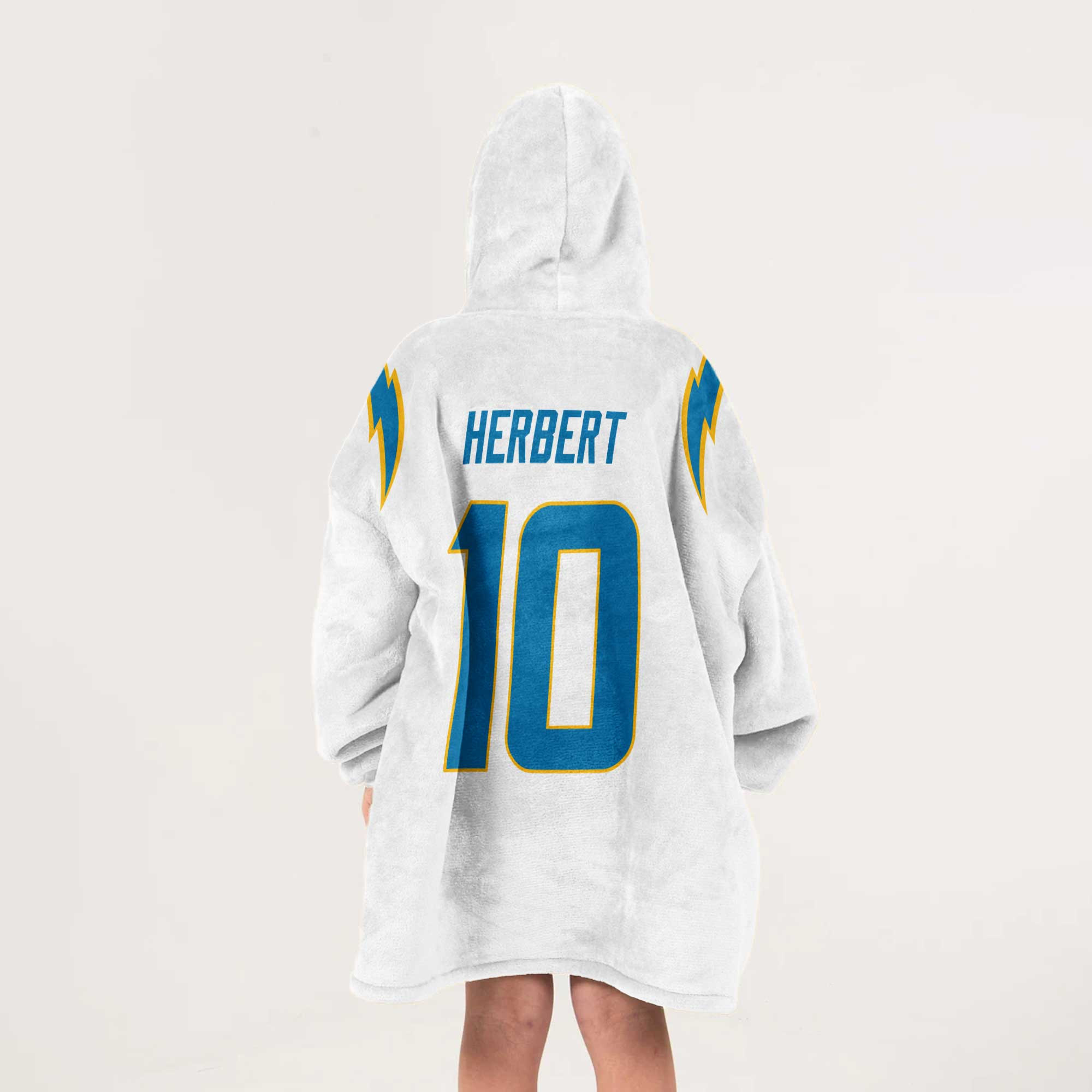 Kid 10 Los Angeles Football Unisex Blanket Hoodie