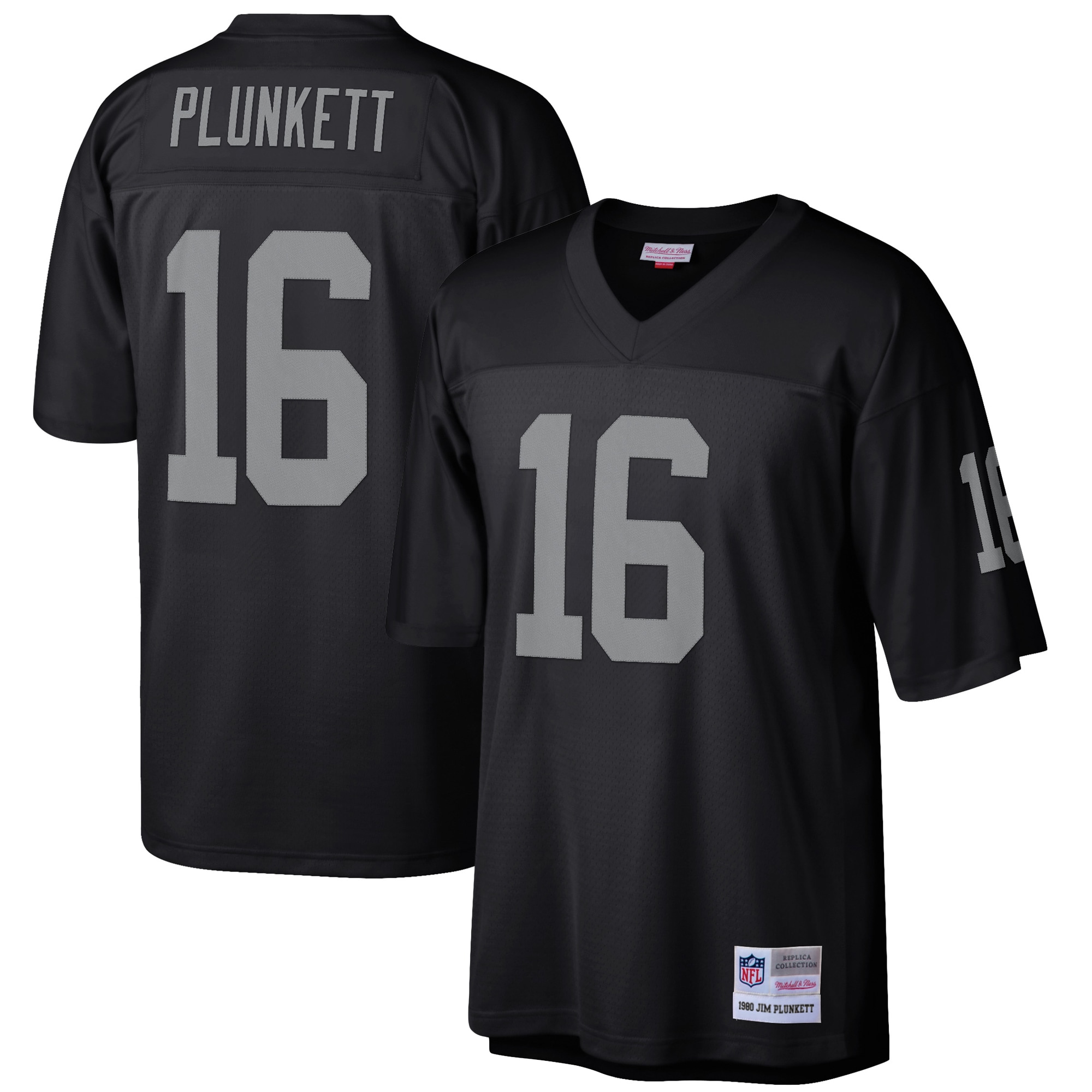 Jim Plunkett Las Vegas Raiders  Retired Player Legacy Replica Jersey - Black