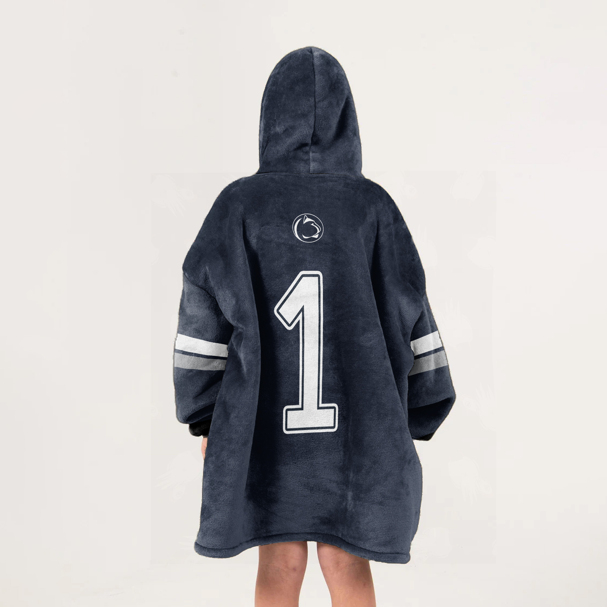 Adult #1 Penn State Football Unisex Blanket Hoodie