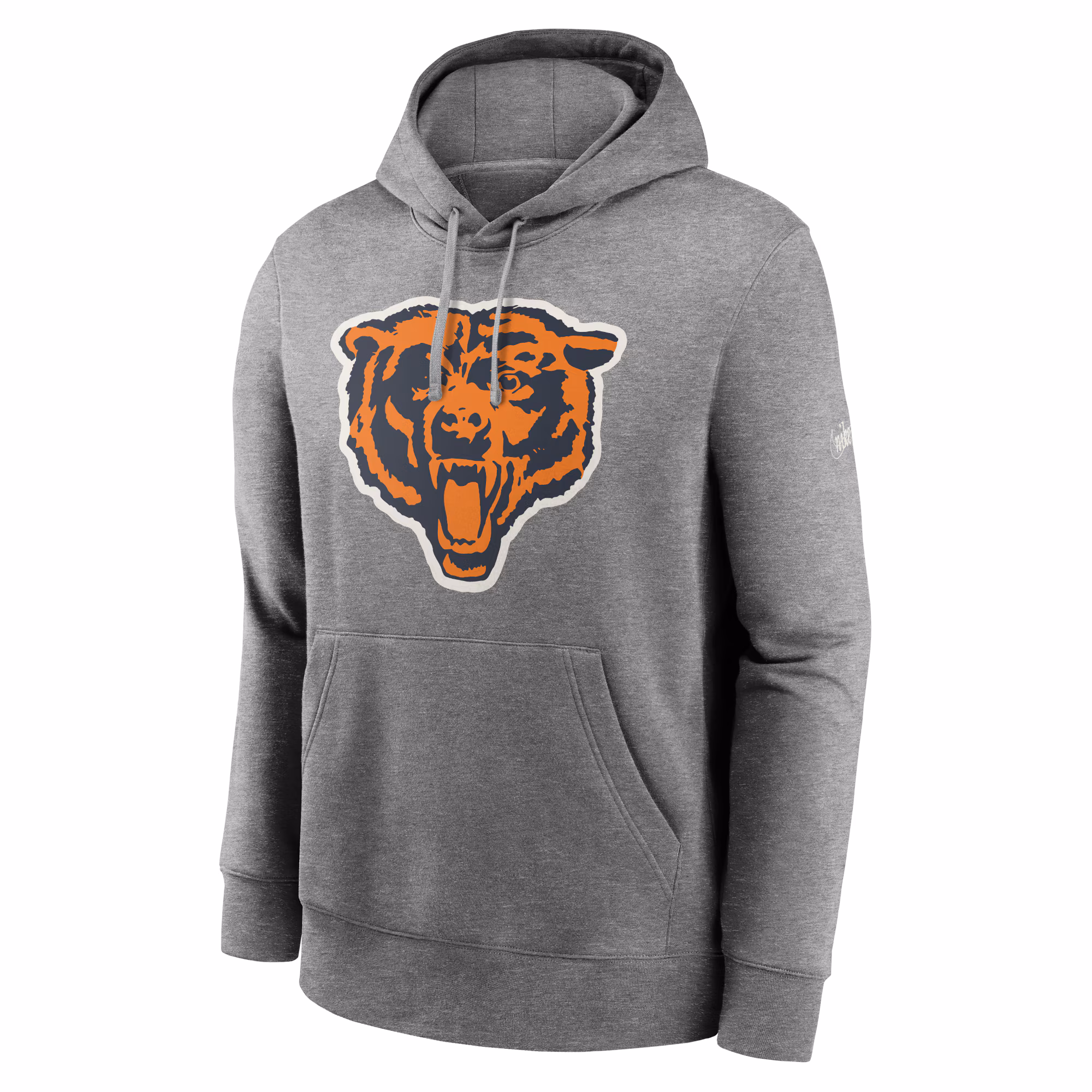 Chicago Bears Rewind Club Fleece Pullover Hoodie - Heathered Gray
