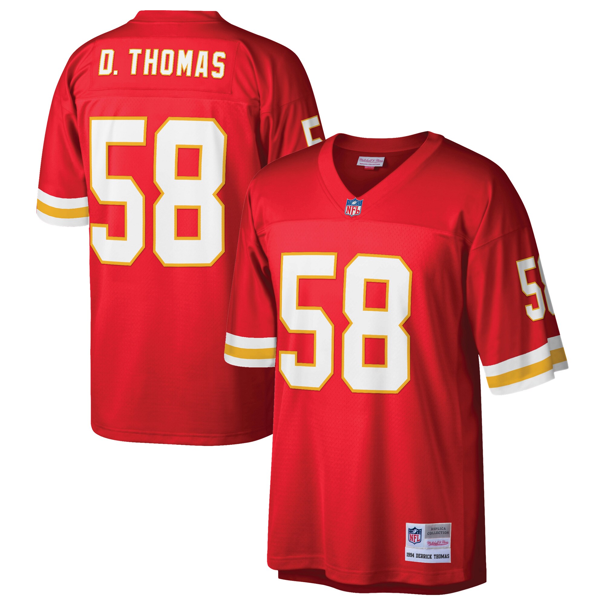 Derrick Thomas Kansas City Chiefs  Retired Player Legacy Replica Jersey - Red