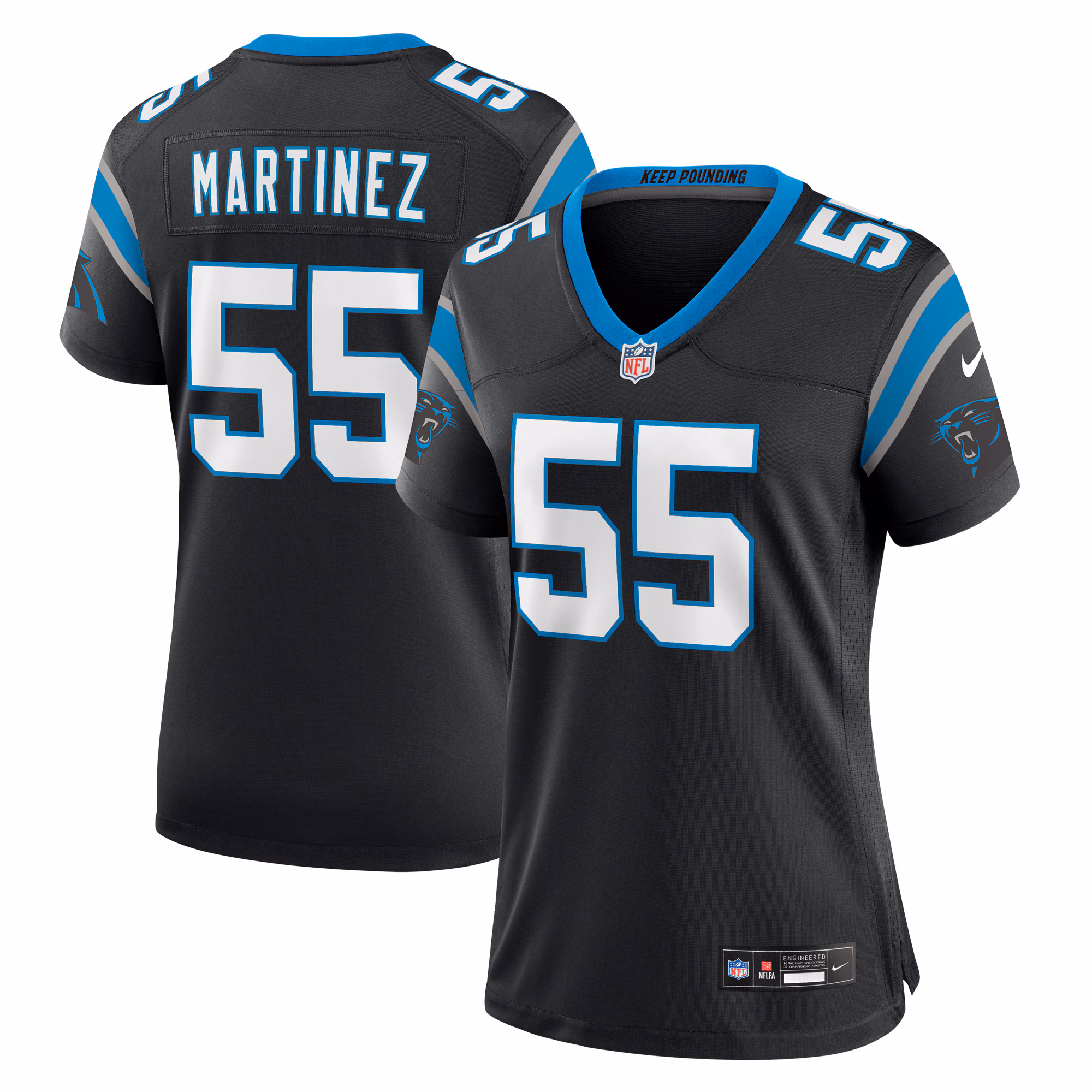 Blake Martinez Carolina Panthers Women's  Game Jersey -  Black
