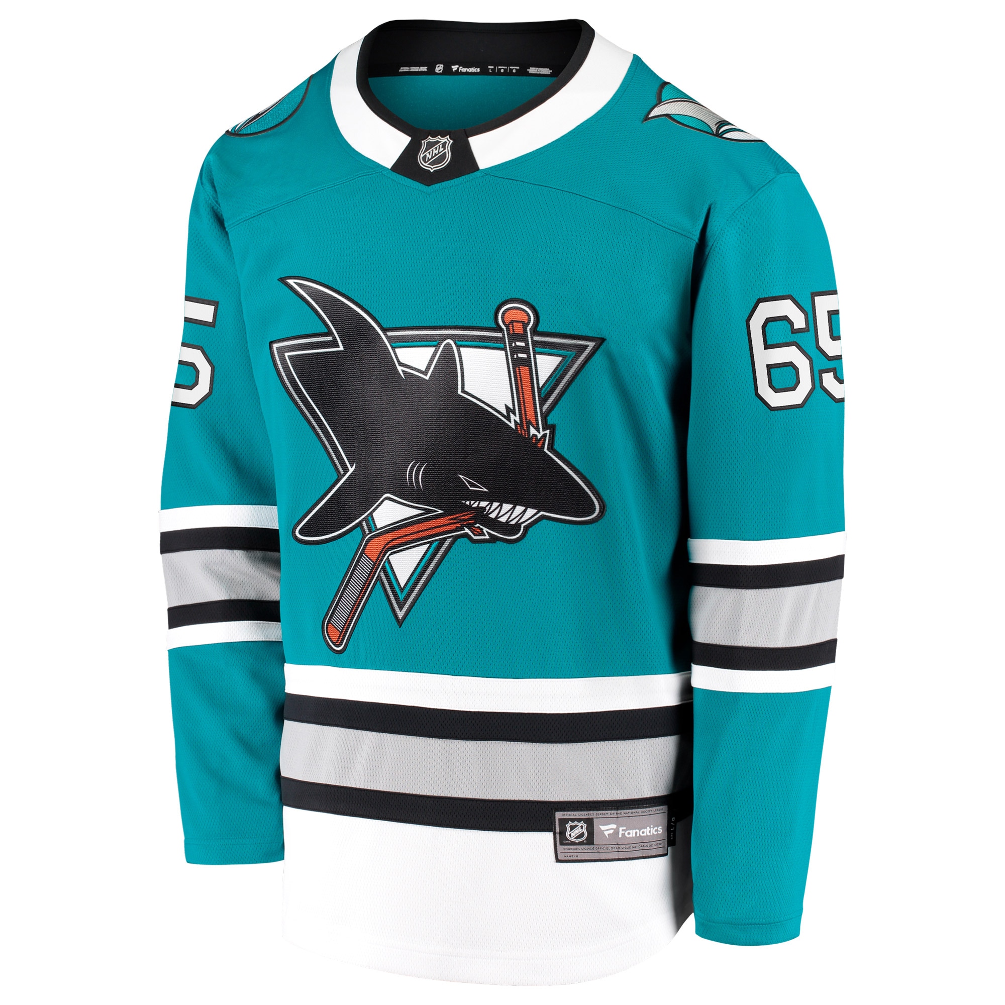 Erik Karlsson San Jose Sharks 30th Anniversary Premier Breakaway Player Jersey - Teal