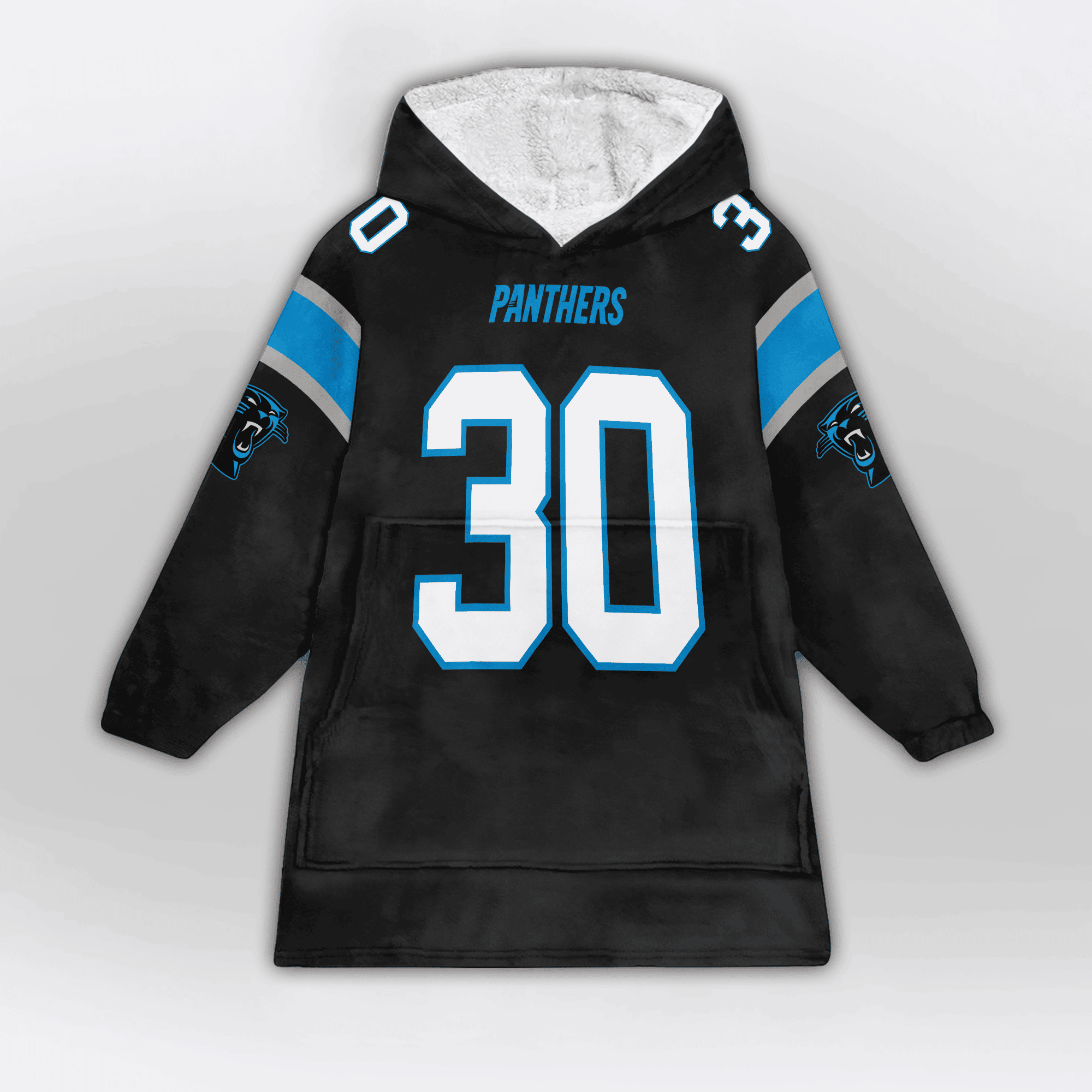 Kid 30 Carolina Football Unisex Blanket Hoodie