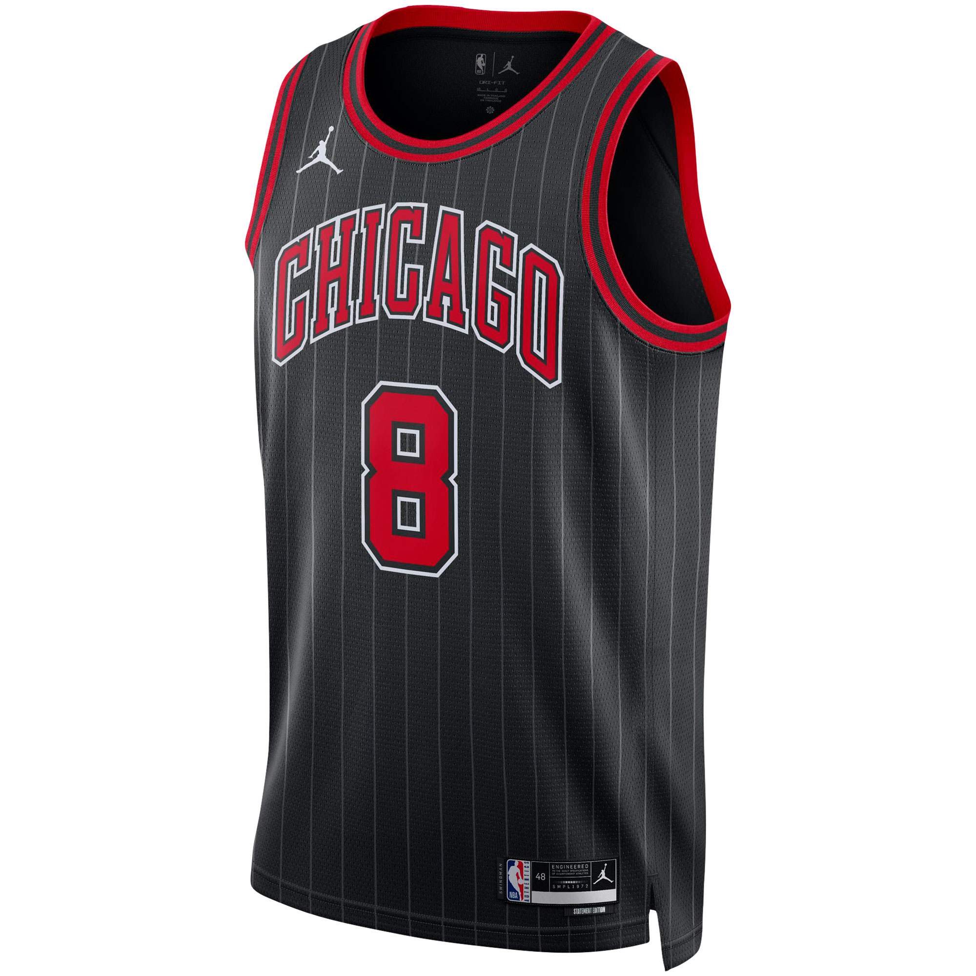 Zach LaVine 2022/23 Chicago Bulls  Unisex Swingman Jersey - Statement Edition - Black