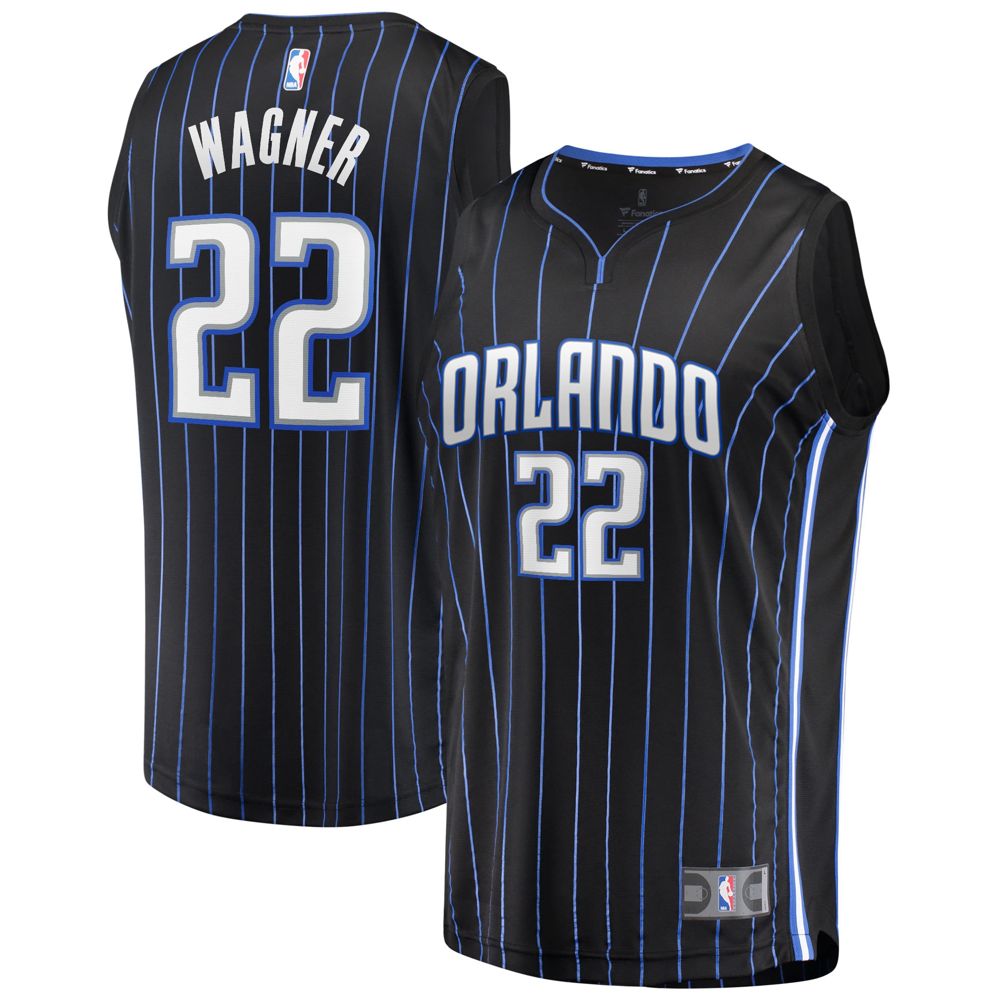 Franz Wagner Orlando Magic  2021/22 Fast Break Replica Jersey - Icon Edition - Black