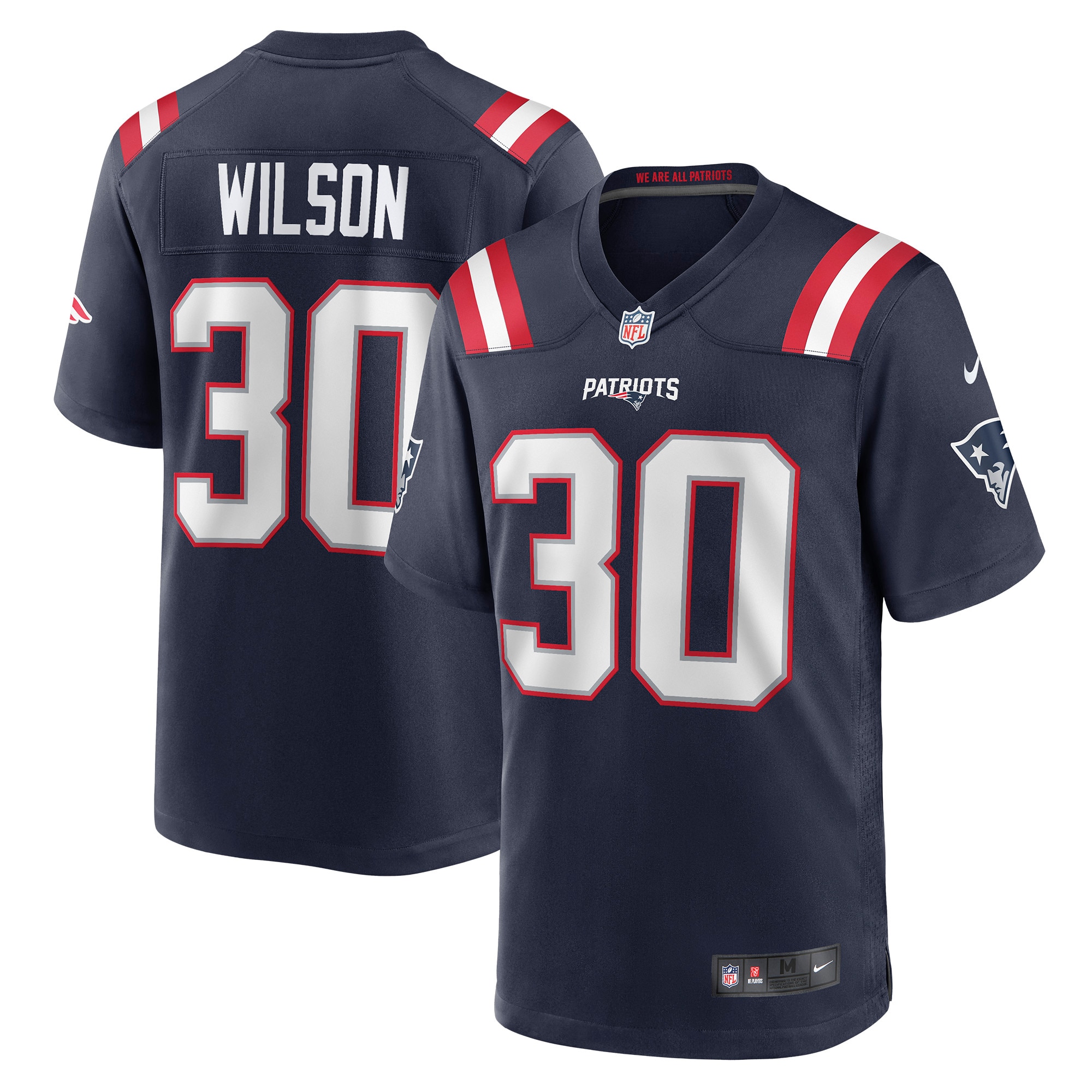 Mack Wilson New England Patriots Game Jersey - Navy