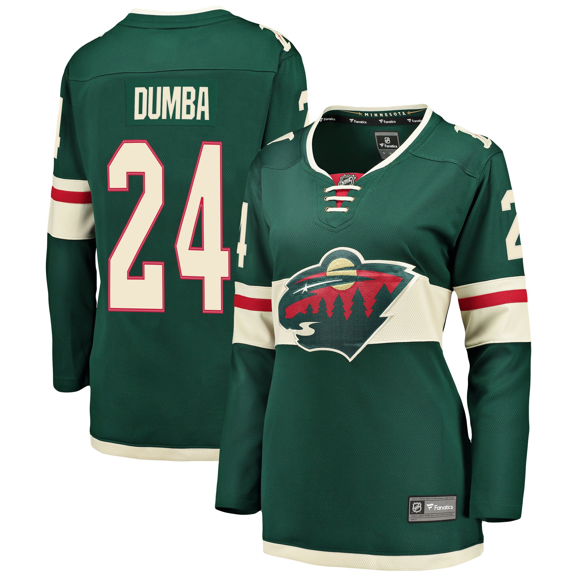 Matt Dumba Minnesota Wild Women's Breakaway Player Jersey - Green