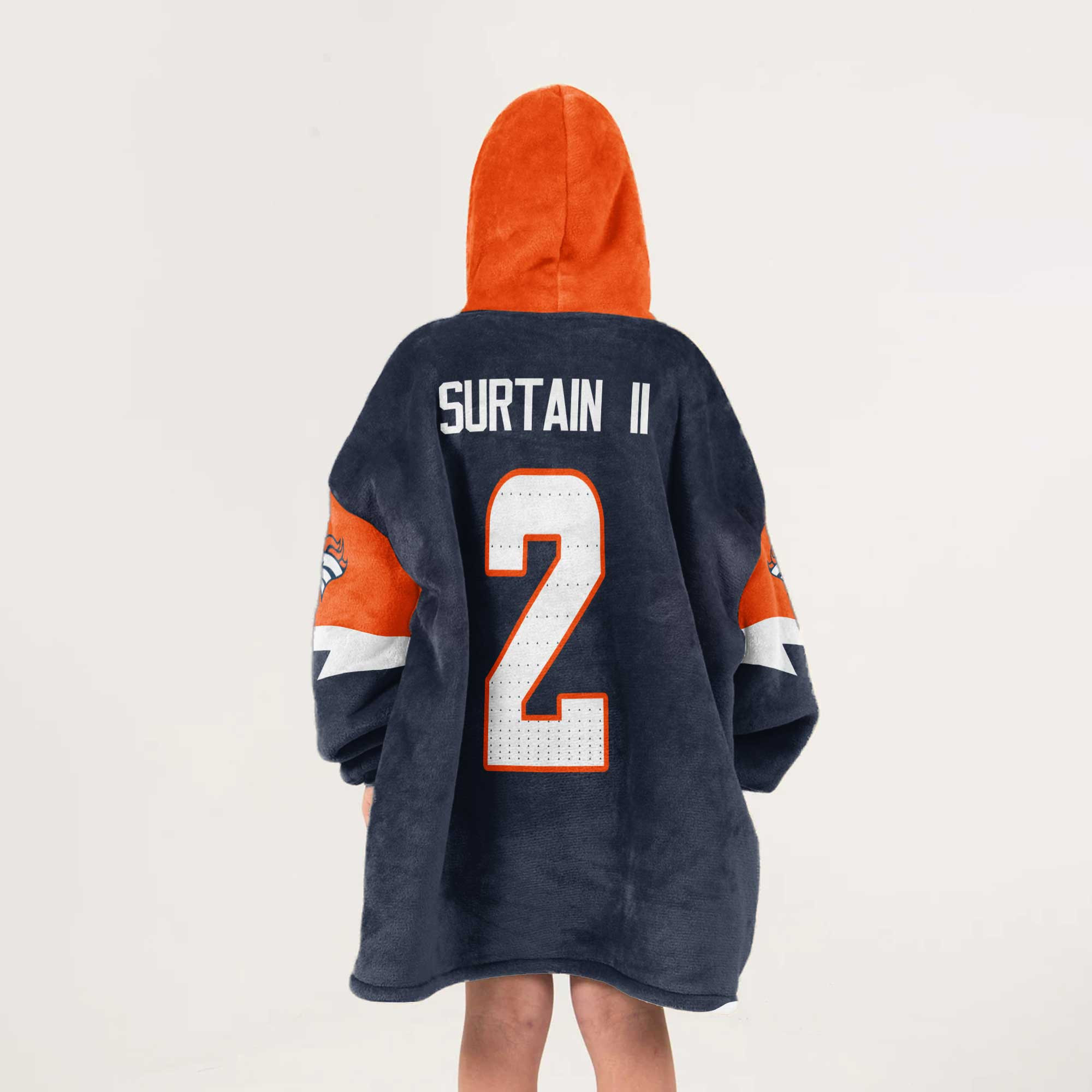 Kid P.S 2 Denver Football Unisex Blanket Hoodie