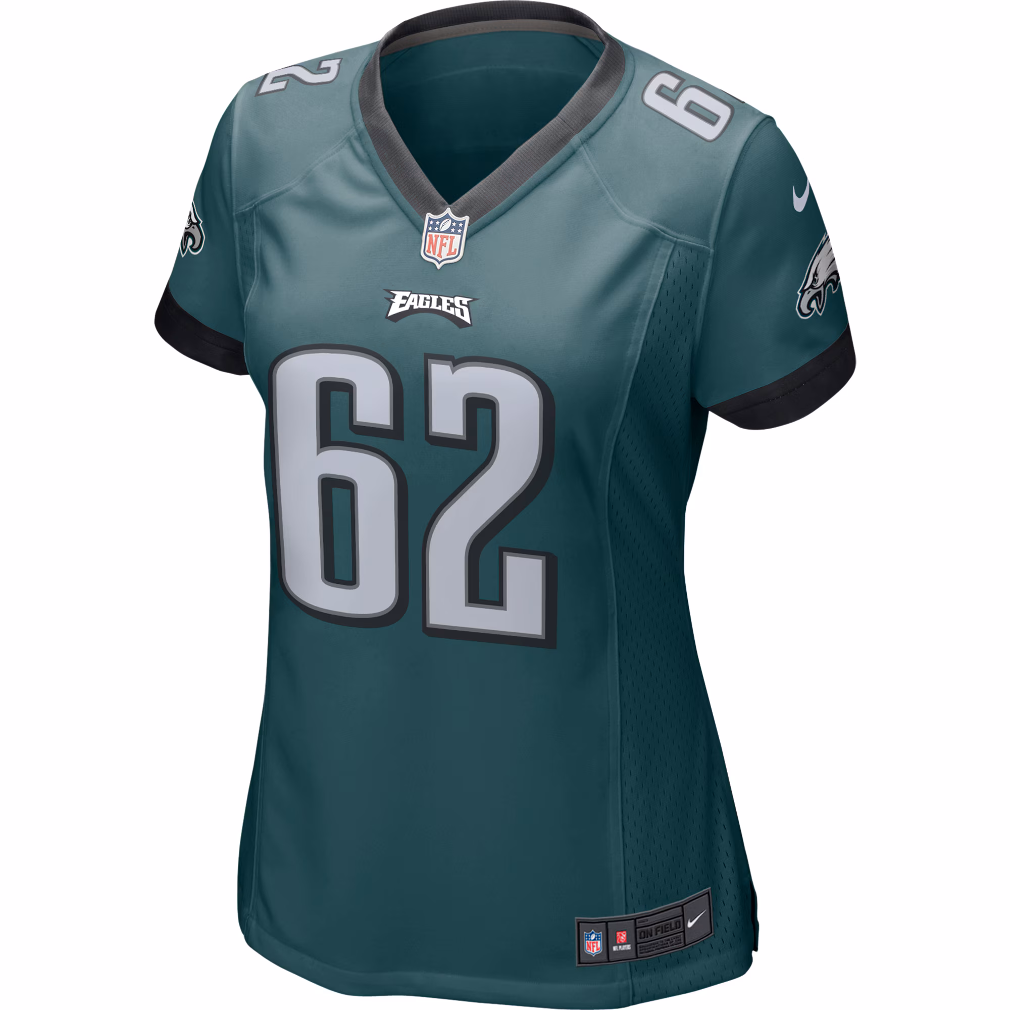 Jason Kelce Philadelphia Eagles Women's Game Jersey - Midnight Green