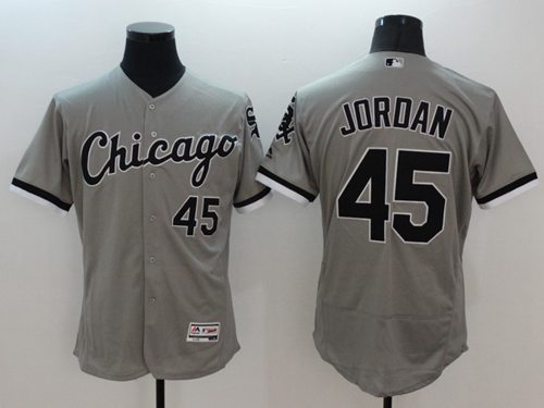 Chicago White sox #45 Michael  Grey Flexbase Collection Stitched MLB Jersey
