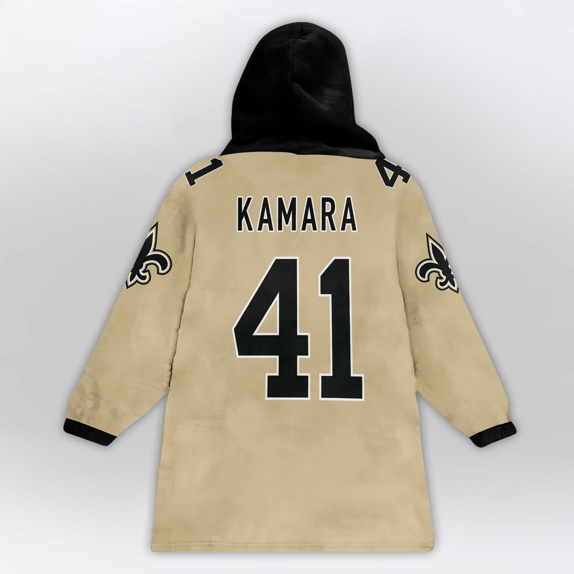 Adult A.K 41 New Orleans Football Unisex Blanket Hoodie