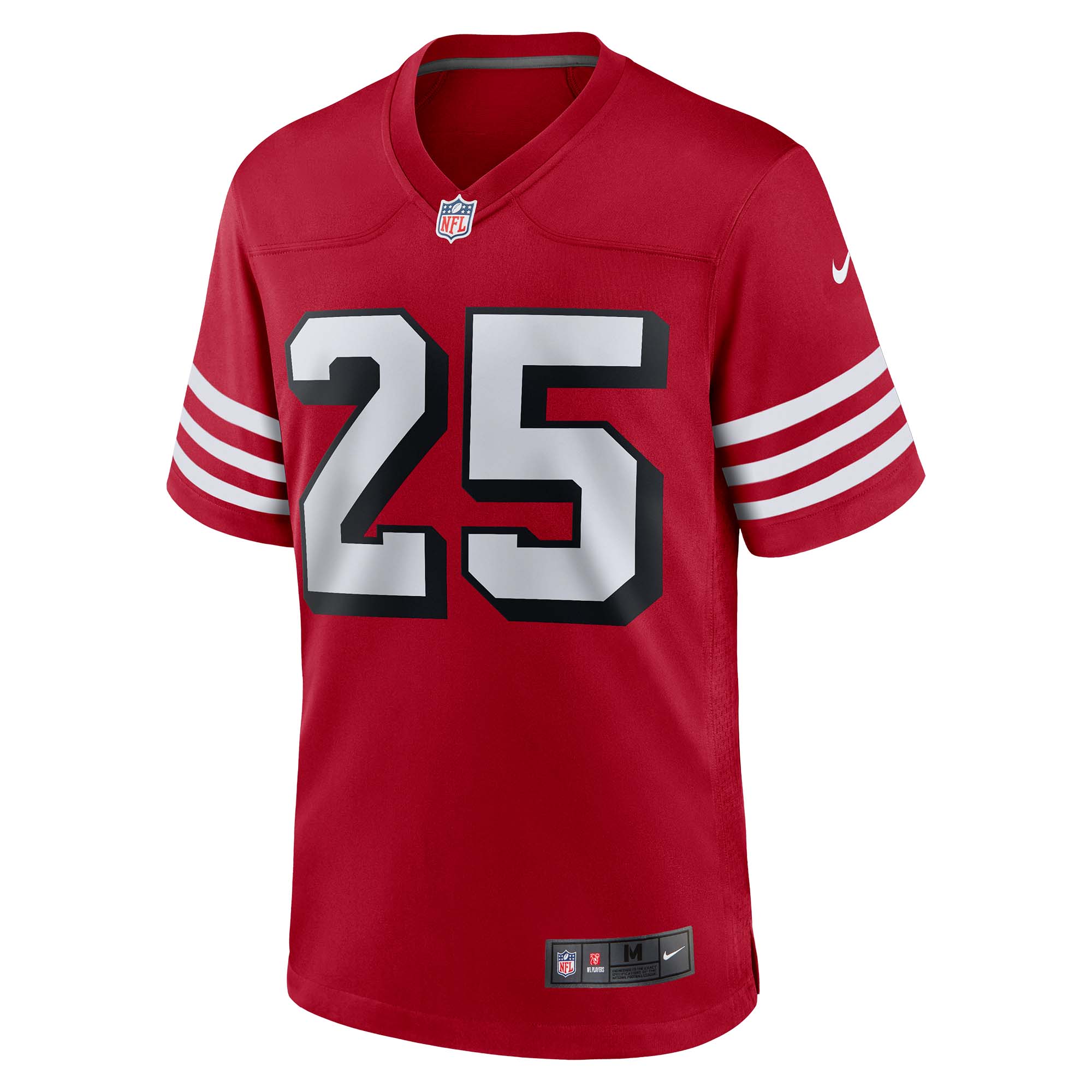 Elijah Mitchell San Francisco 49ers  Alternate Game Jersey - Scarlet