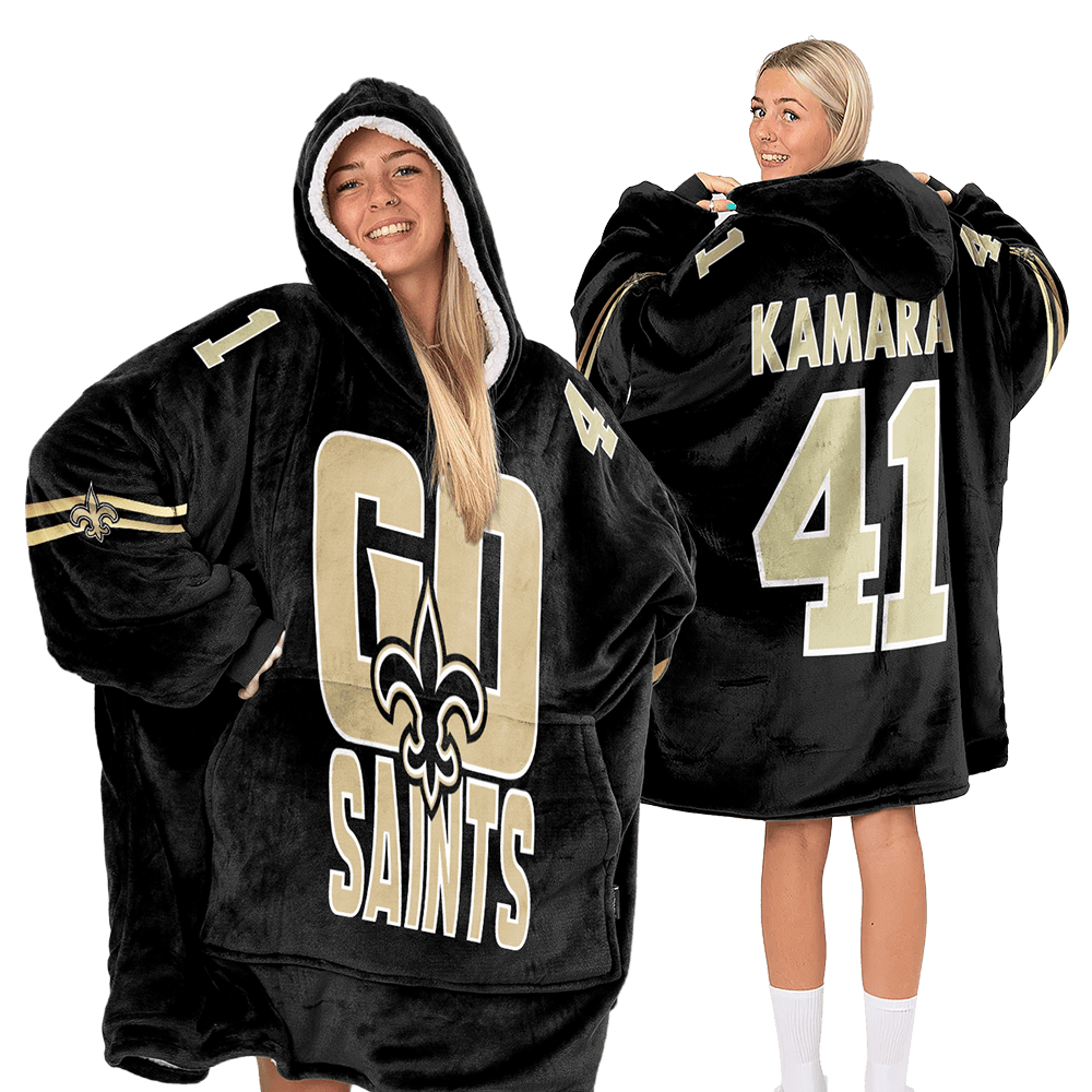 New Orleans Football Unisex Blanket Hoodie