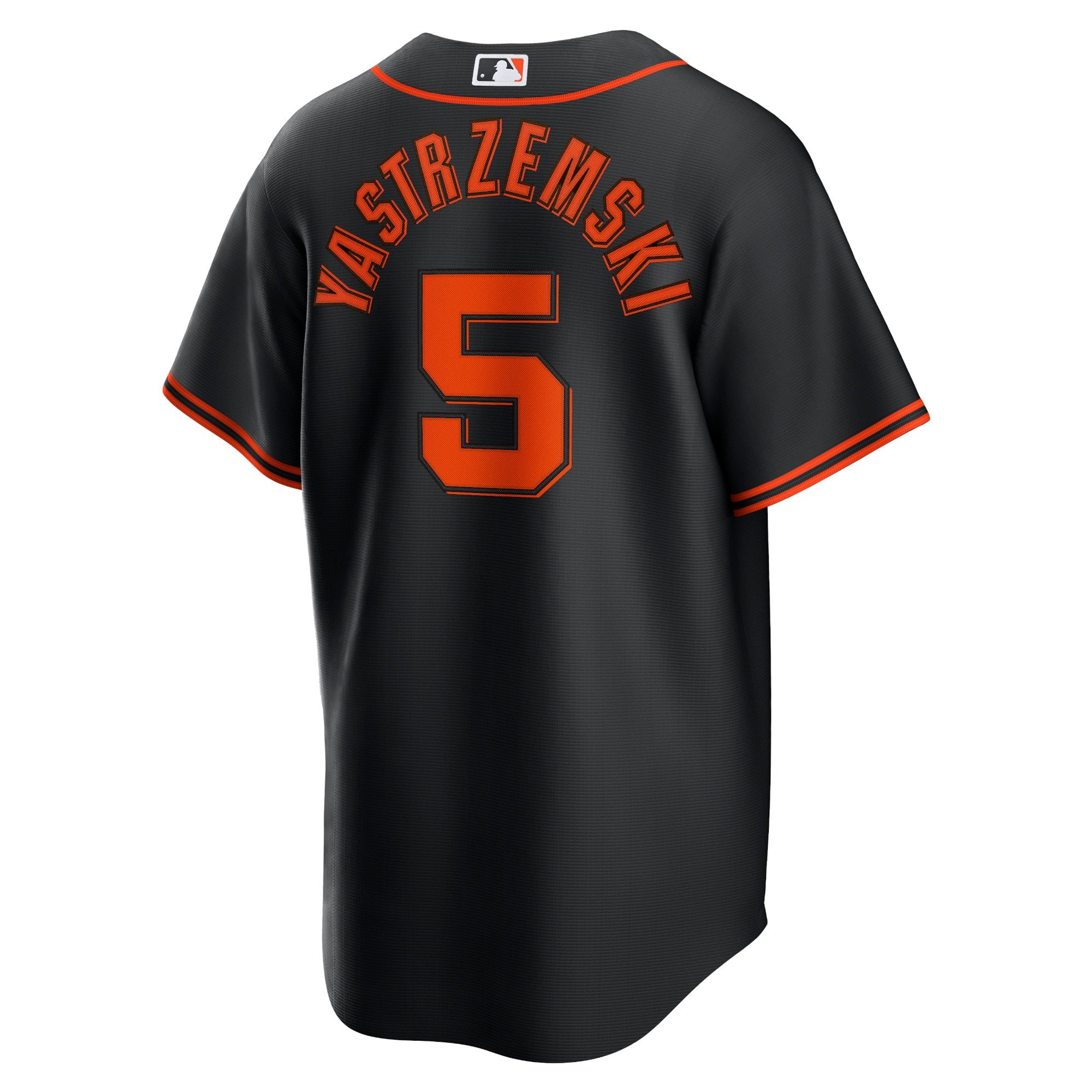 Men's San Francisco Giants Mike Yastrzemski  Black Alternate Replica Player Name Jersey