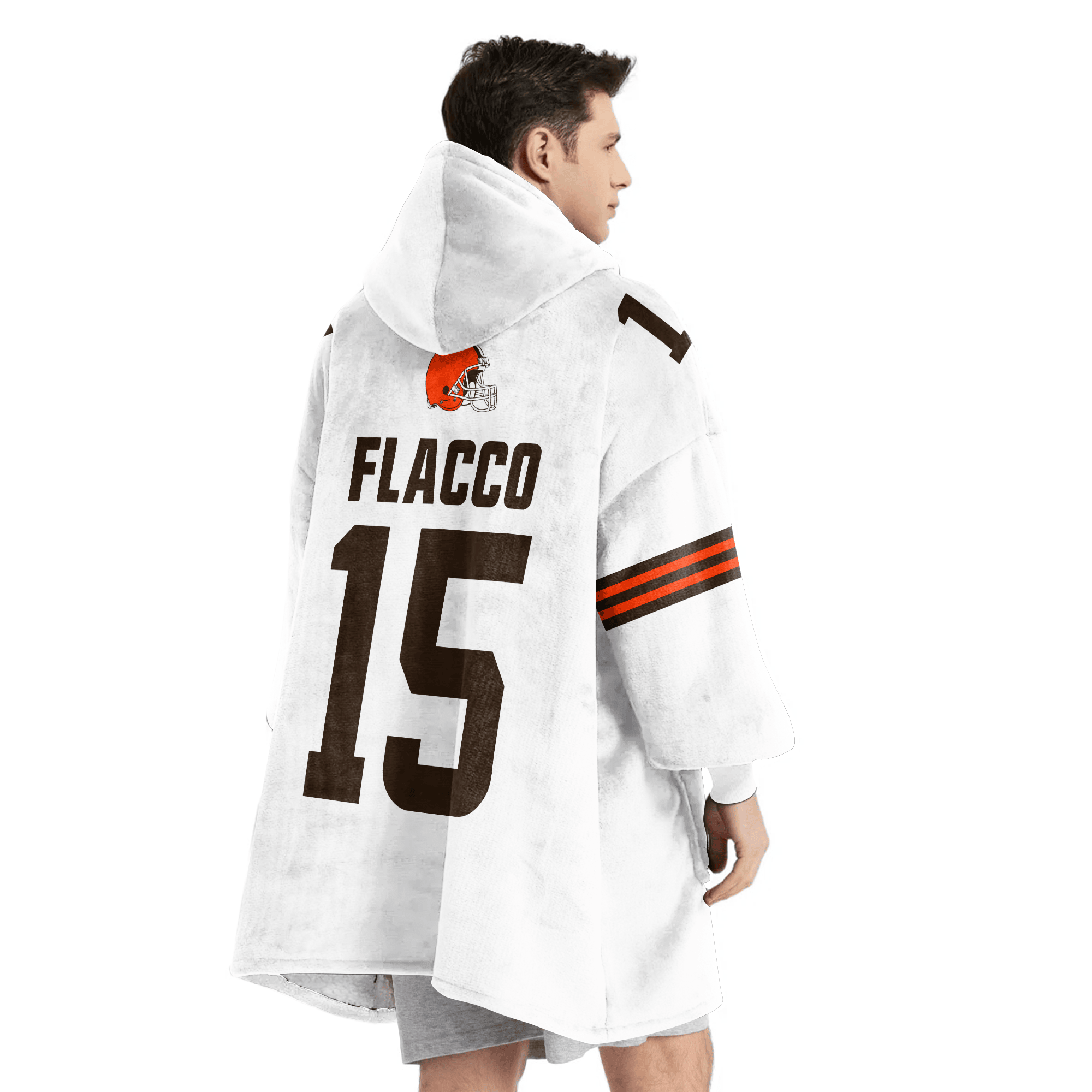 Captain J.F 15 Cleveland Football Unisex Blanket Hoodie
