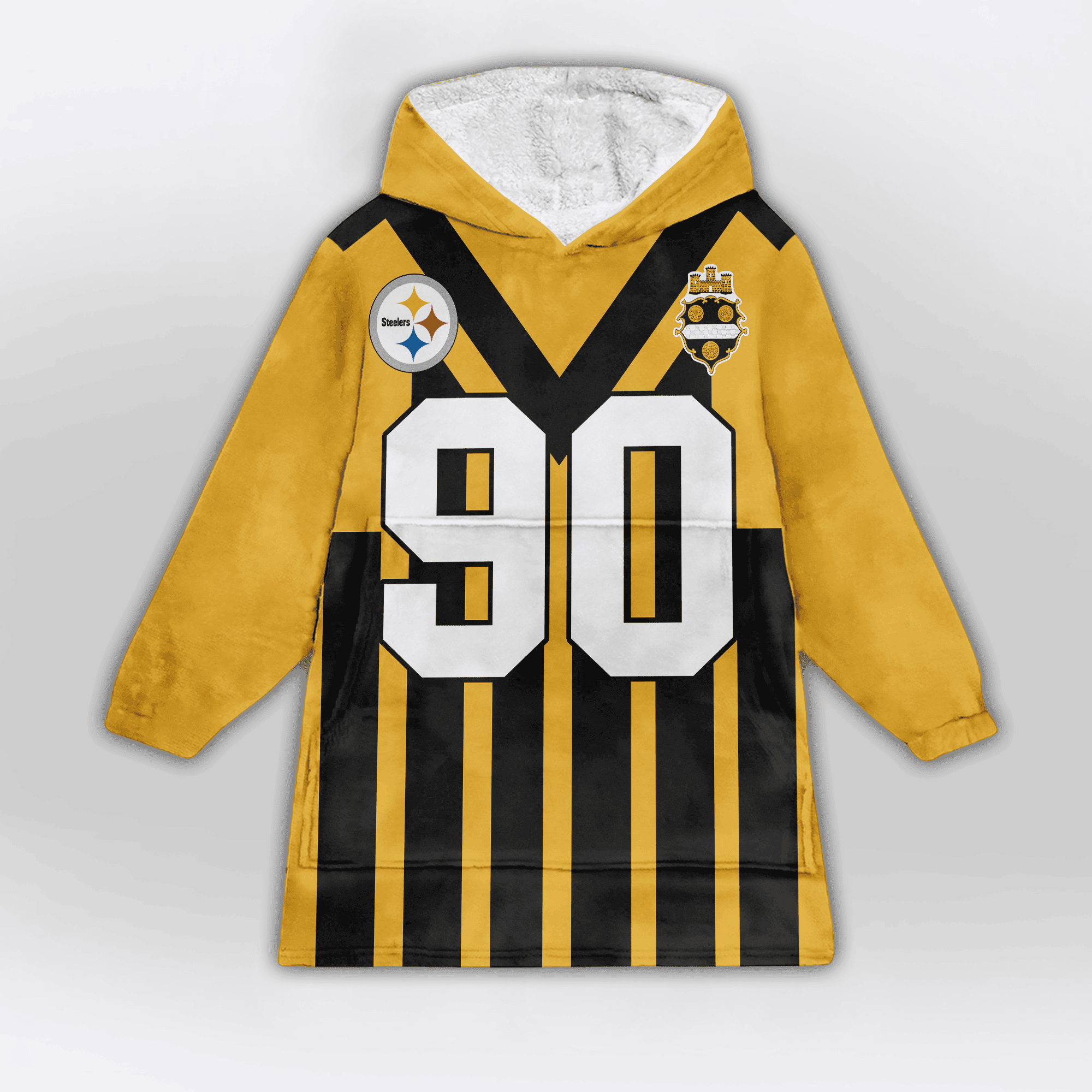 Kid 90 Pittsburgh Football Unisex Blanket Hoodie