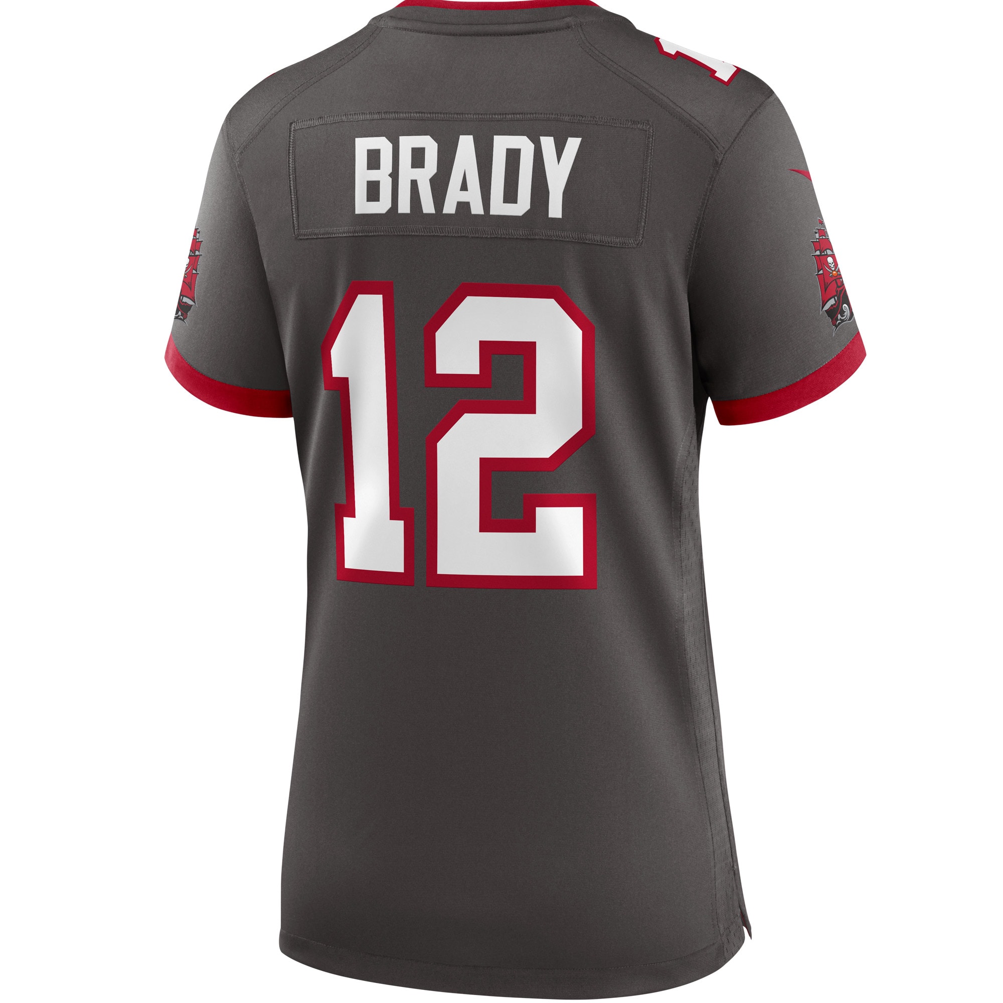 Tom Brady Tampa Bay Buccaneers Women's Alternate Game Jersey - Pewter