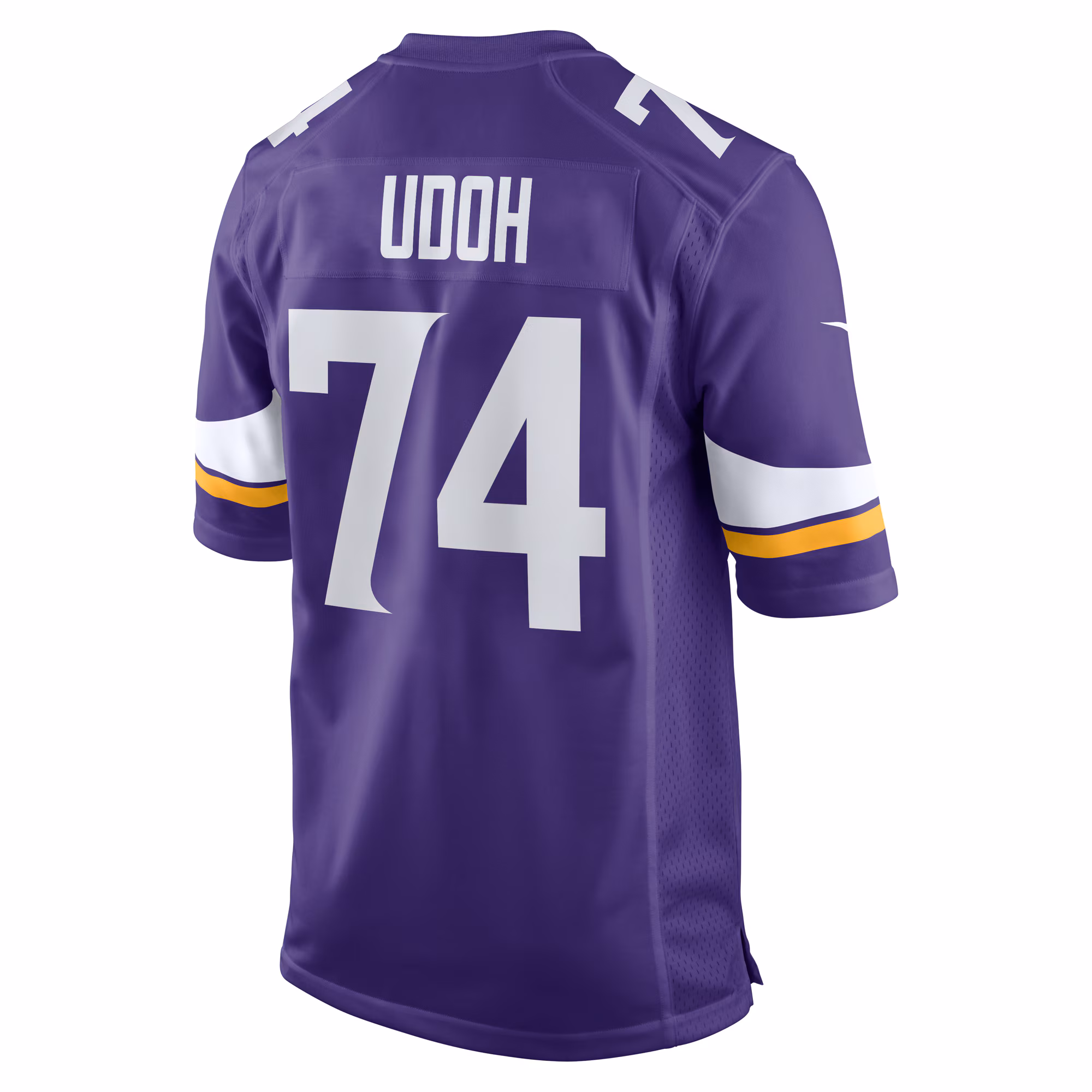 Oli Udoh Minnesota Vikings Game Jersey - Purple