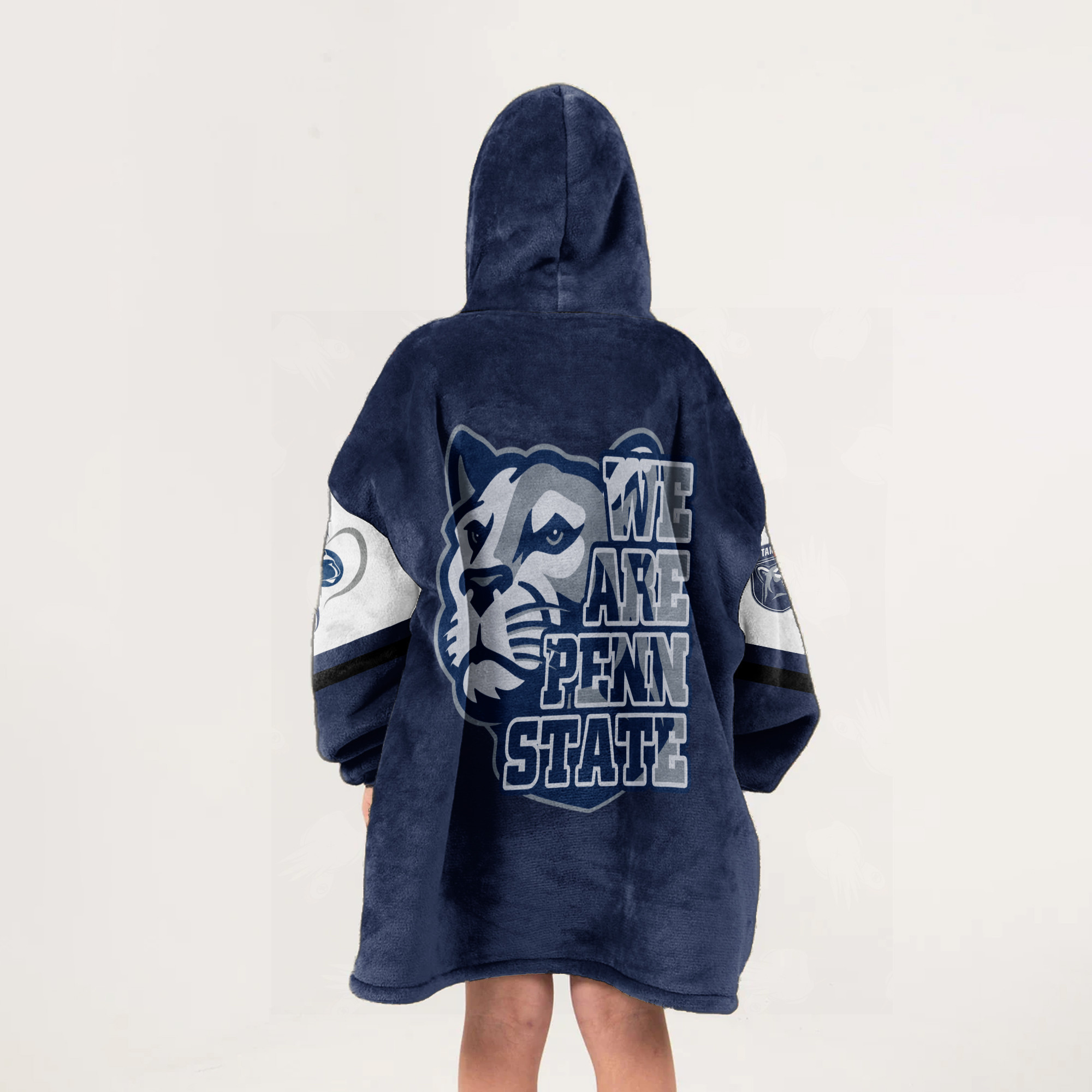 Adult Penn State Football Unisex Blanket Hoodie