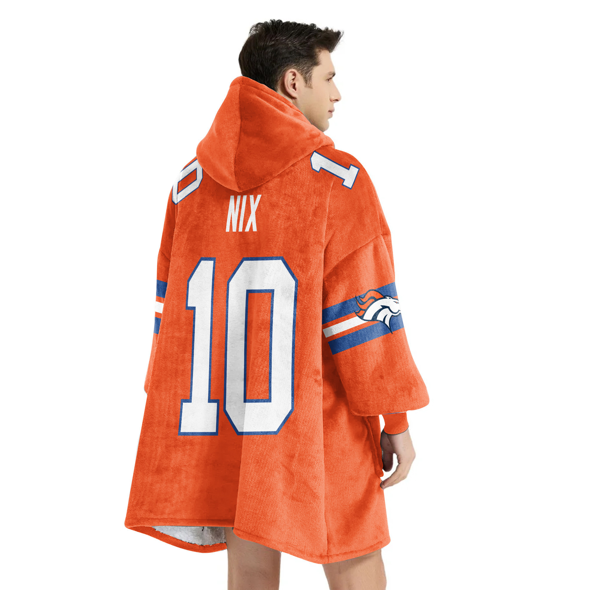 Adult B.N 10 Denver Football Unisex Blanket Hoodie