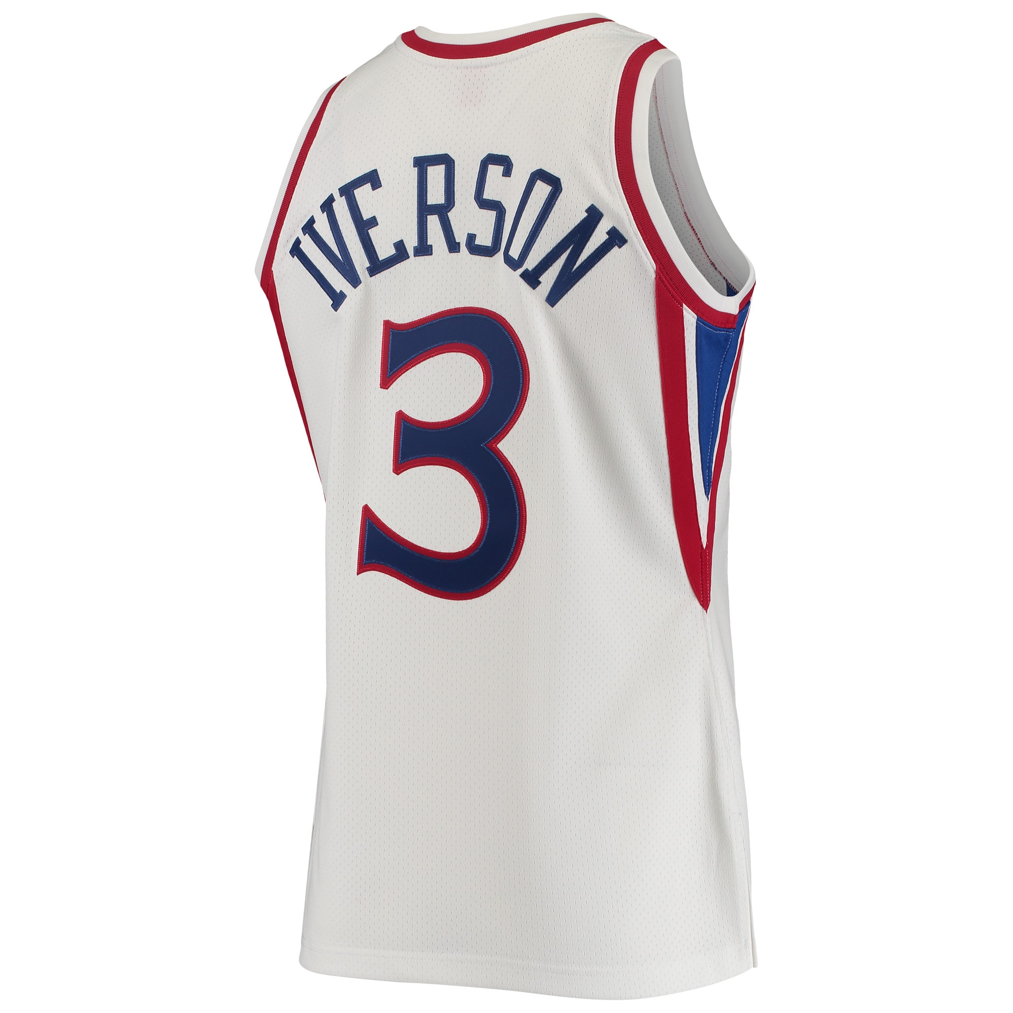 Allen Iverson Philadelphia 76ers Mitchell & Ness Hardwood Classics Authentic Jersey - White