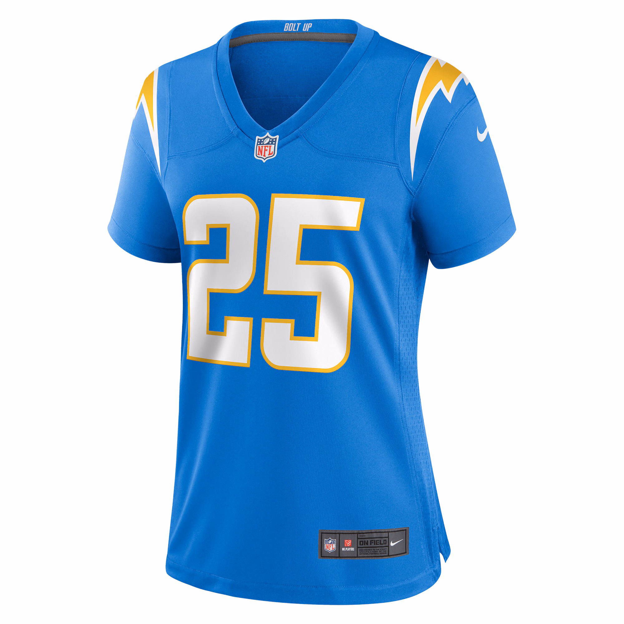 Joshua Kelley Los Angeles Chargers Women's Player Game Jersey - Powder Blue