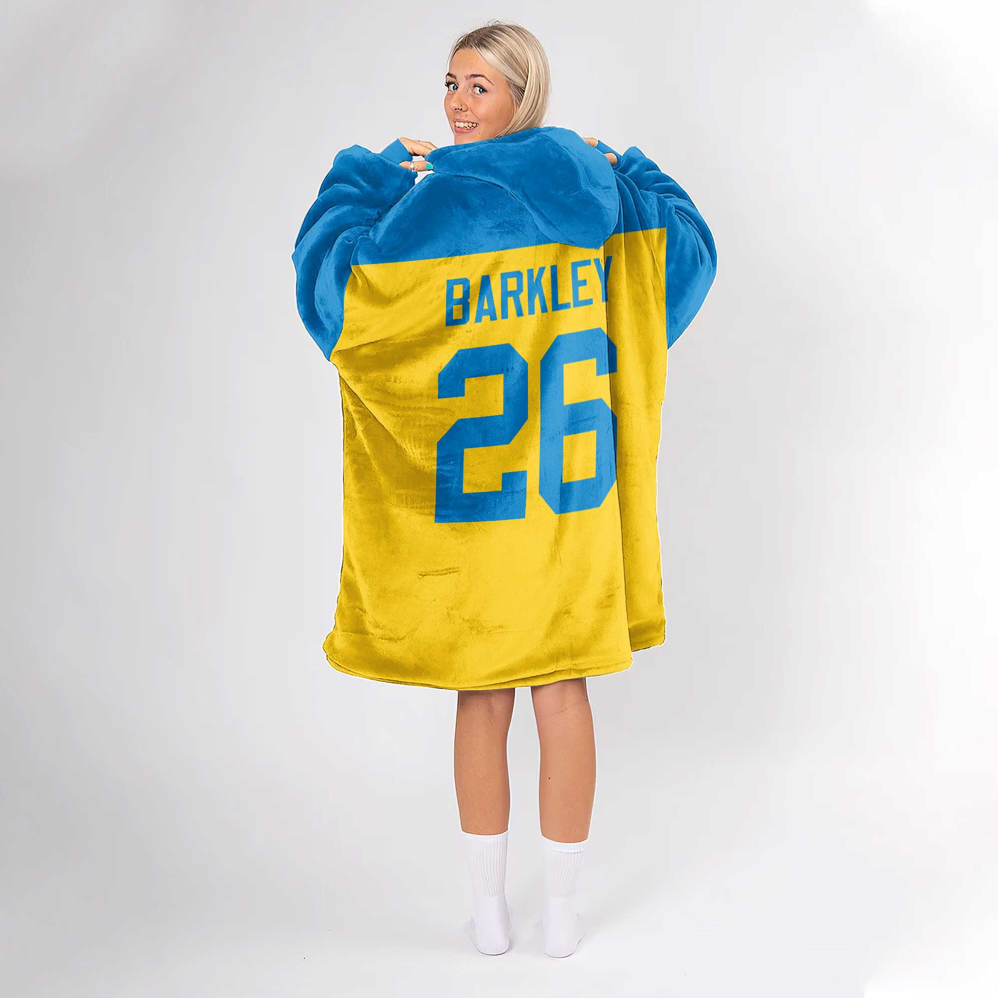 Adult 26 Philadelphia Football Unisex Blanket Hoodie