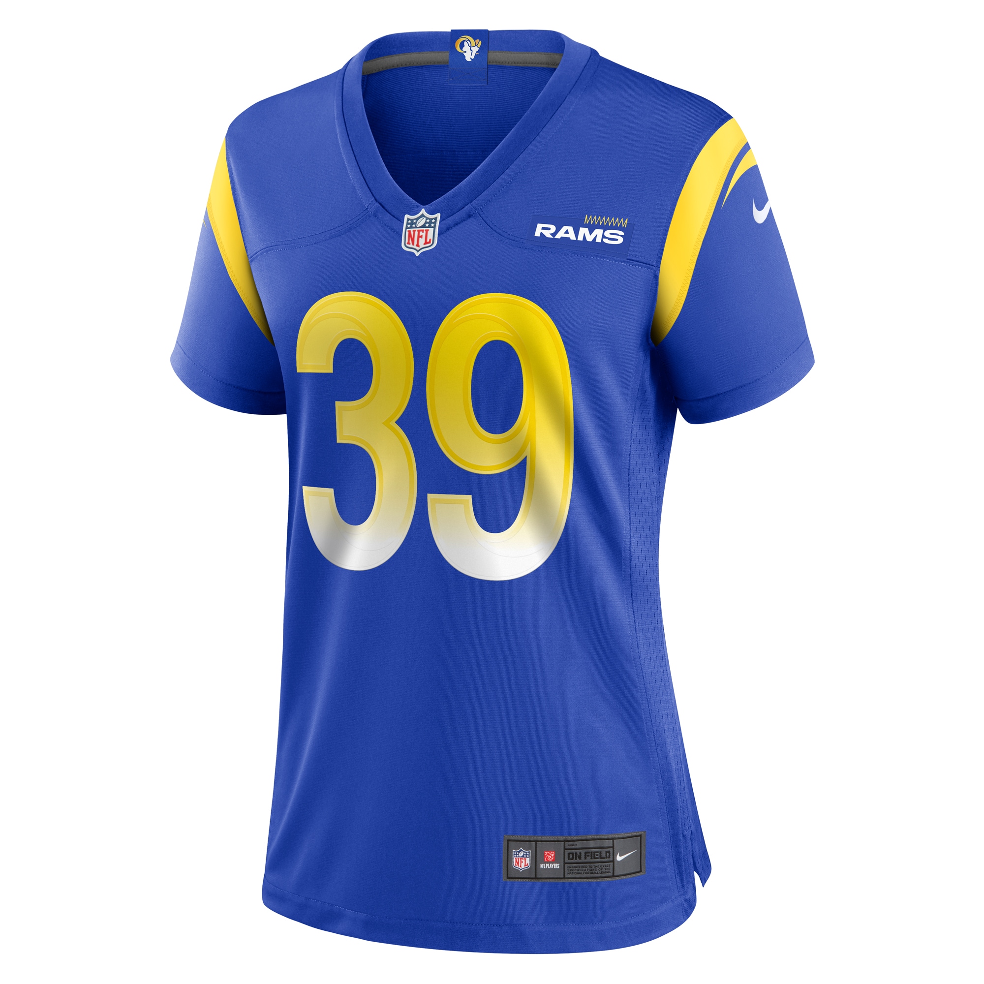 Quindell Johnson Los Angeles Rams  Women's Home Game Jersey - Royal