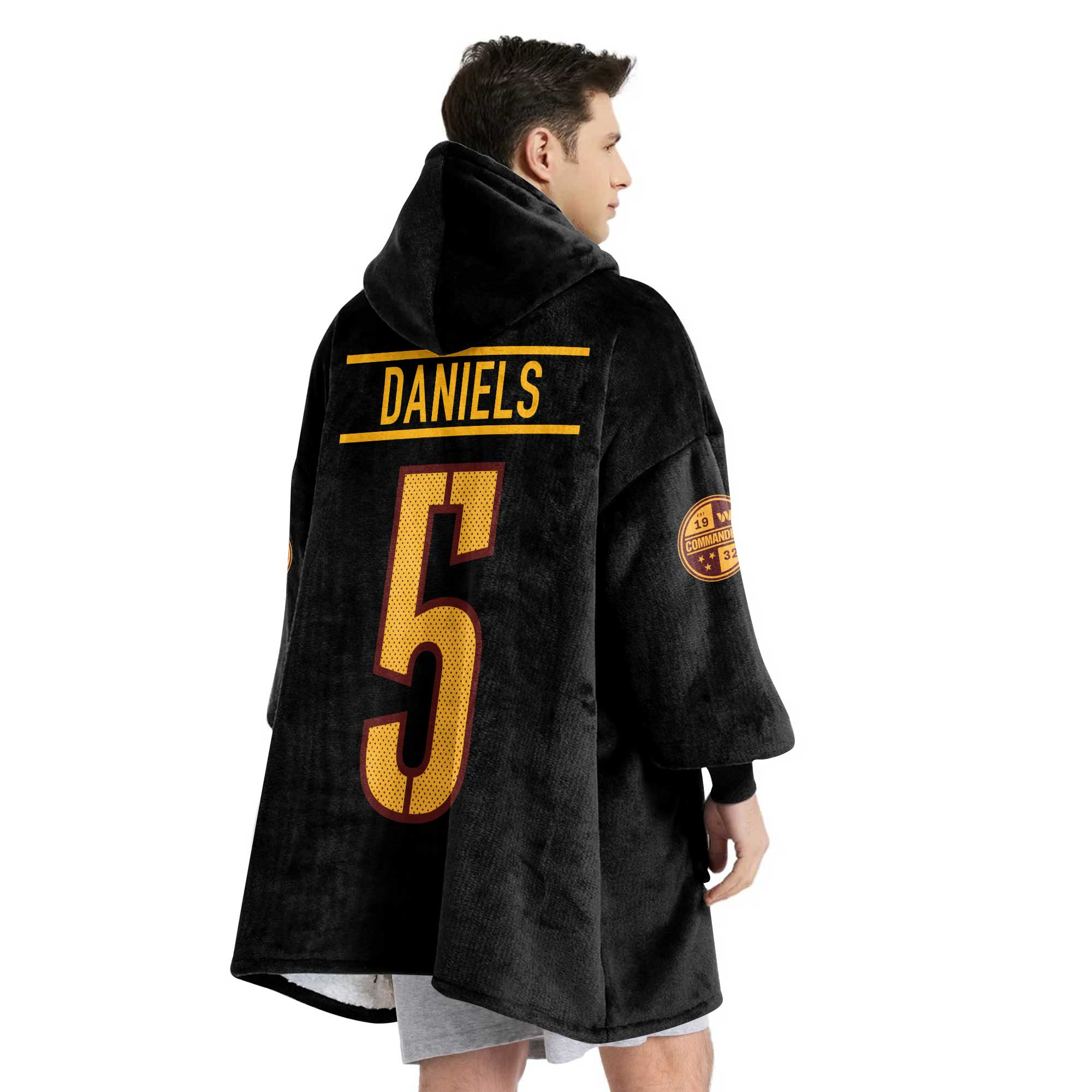 Adult J.D 5 Washington Football Unisex Blanket Hoodie
