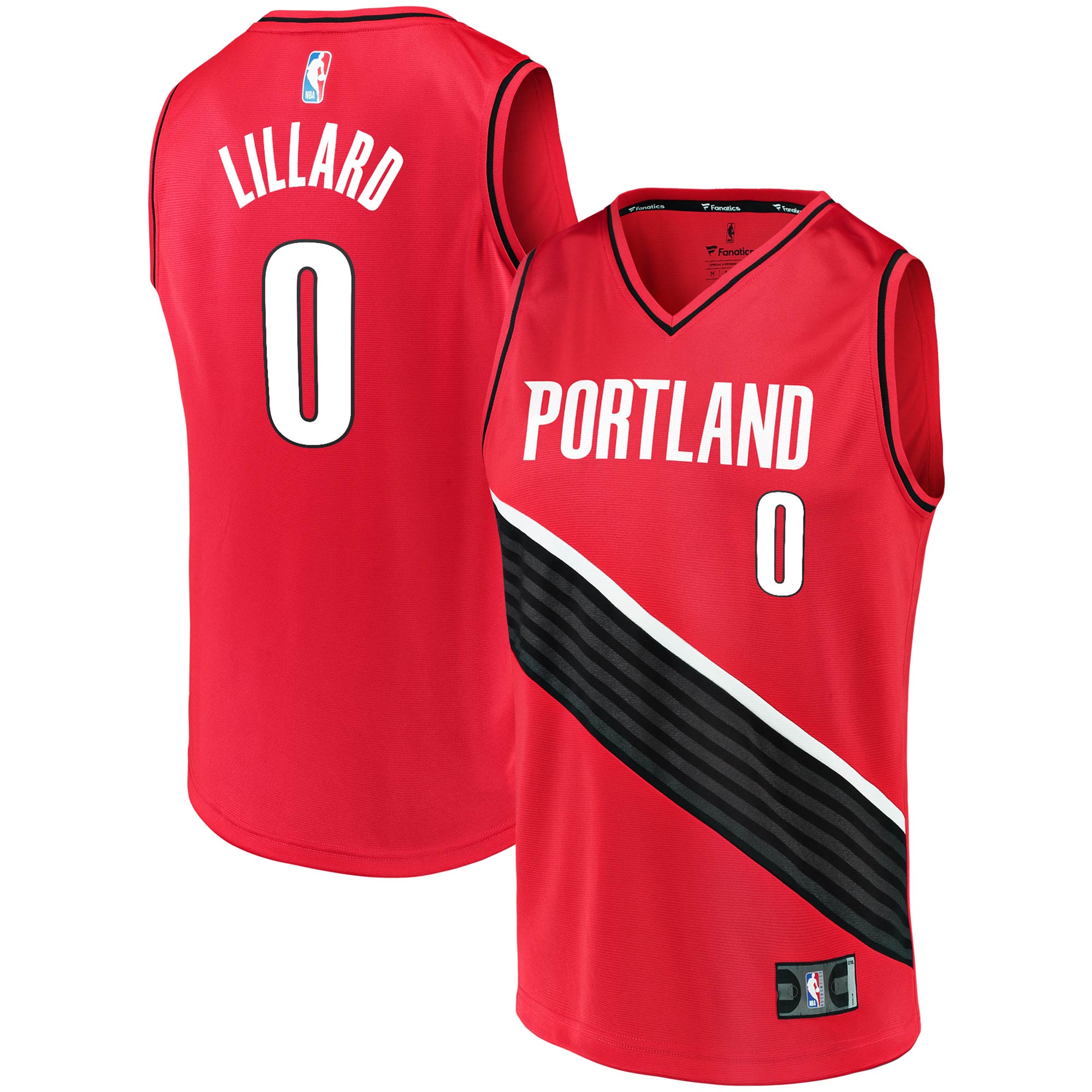 Damian Lillard Portland Trail Blazers  2020/21 Fast Break Replica Jersey - Statement Edition - Red