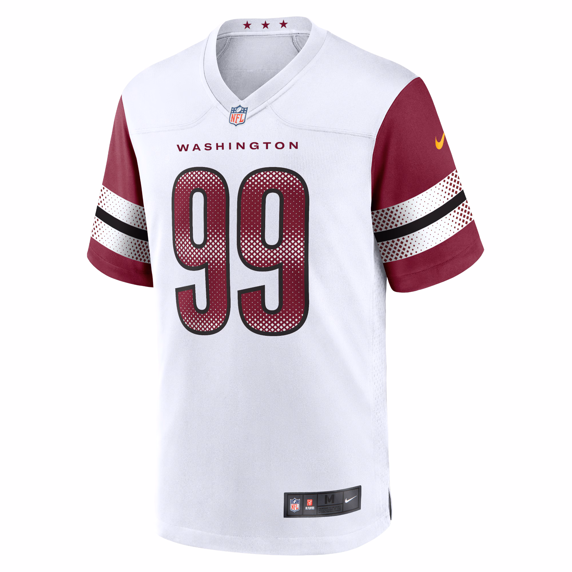 Chase Young Washington Commanders Game Jersey - Burgundy