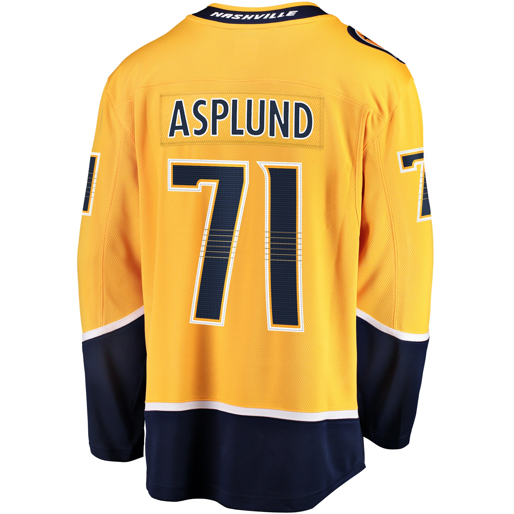 Rasmus Asplund Nashville Predators Home Breakaway Jersey - Gold