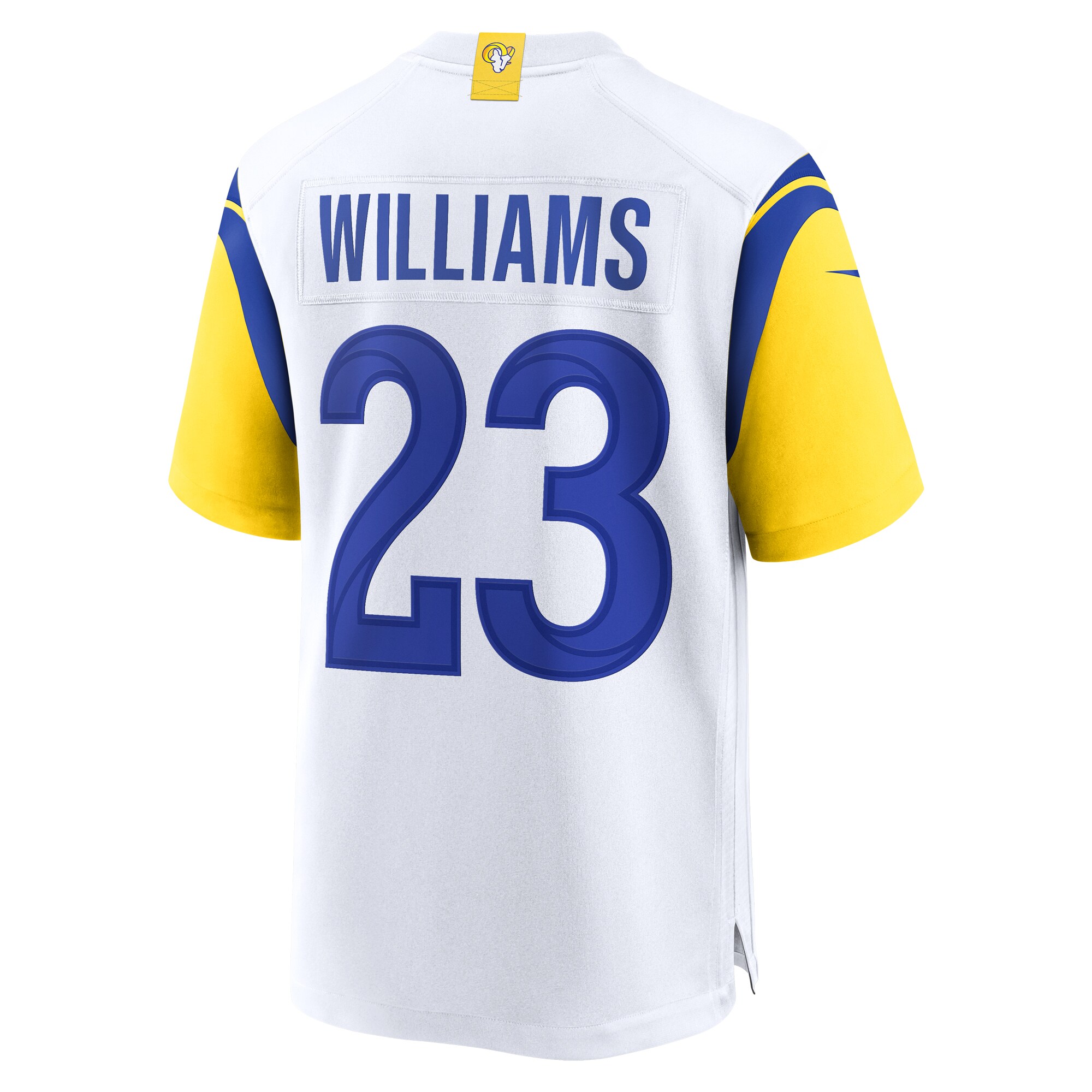 Kyren Williams #23 Los Angeles Rams  Game Jersey -  White