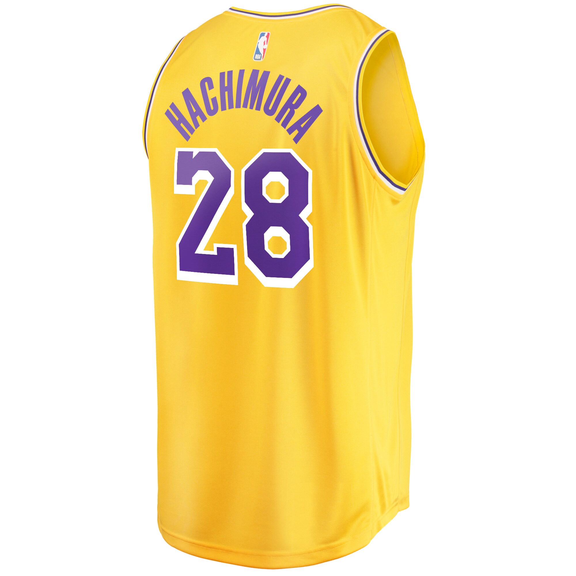 Rui Hachimura Los Angeles Lakers  Fast Break Player Jersey - Icon Edition - Gold