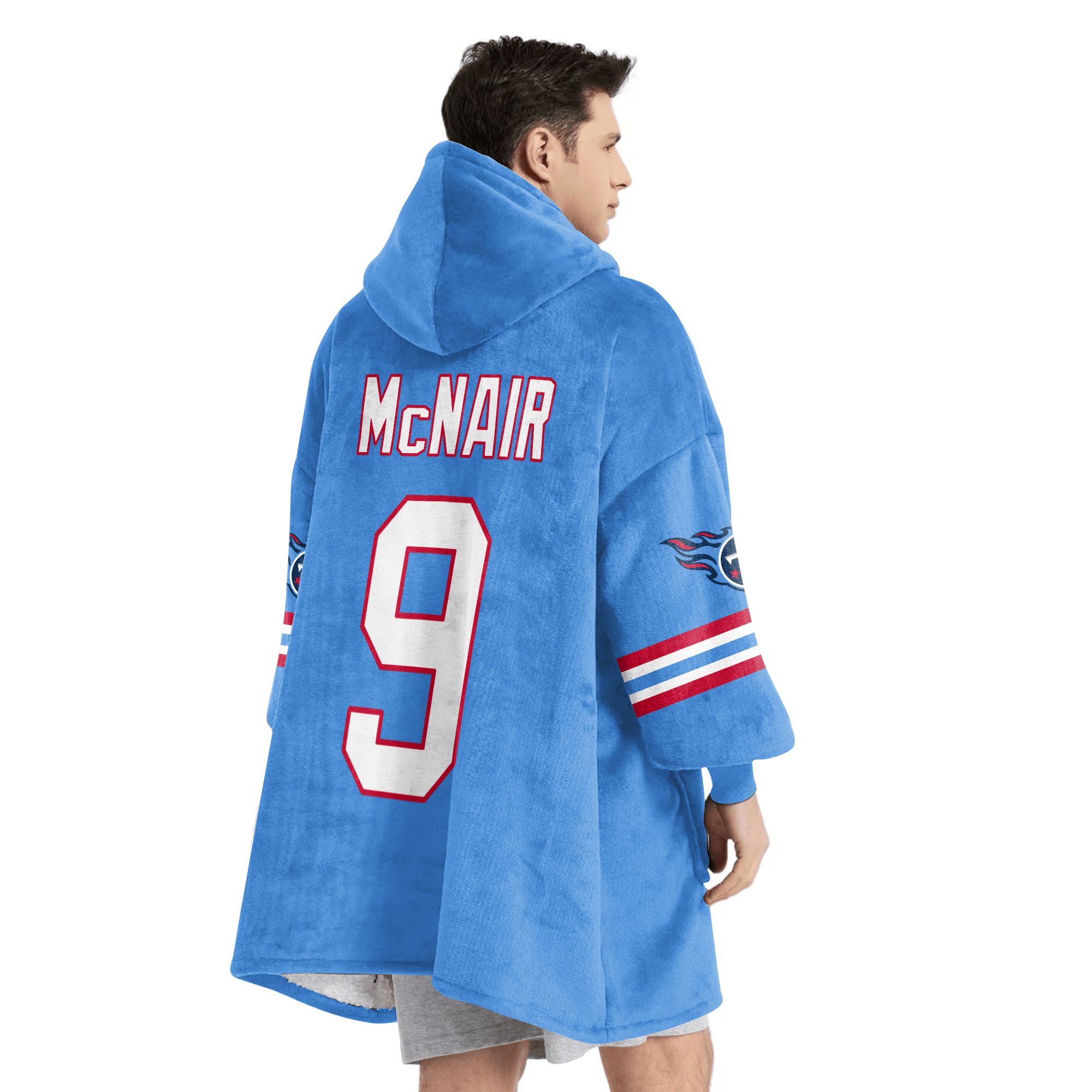 Adult S.M 9 Tennessee Football Unisex Blanket Hoodie