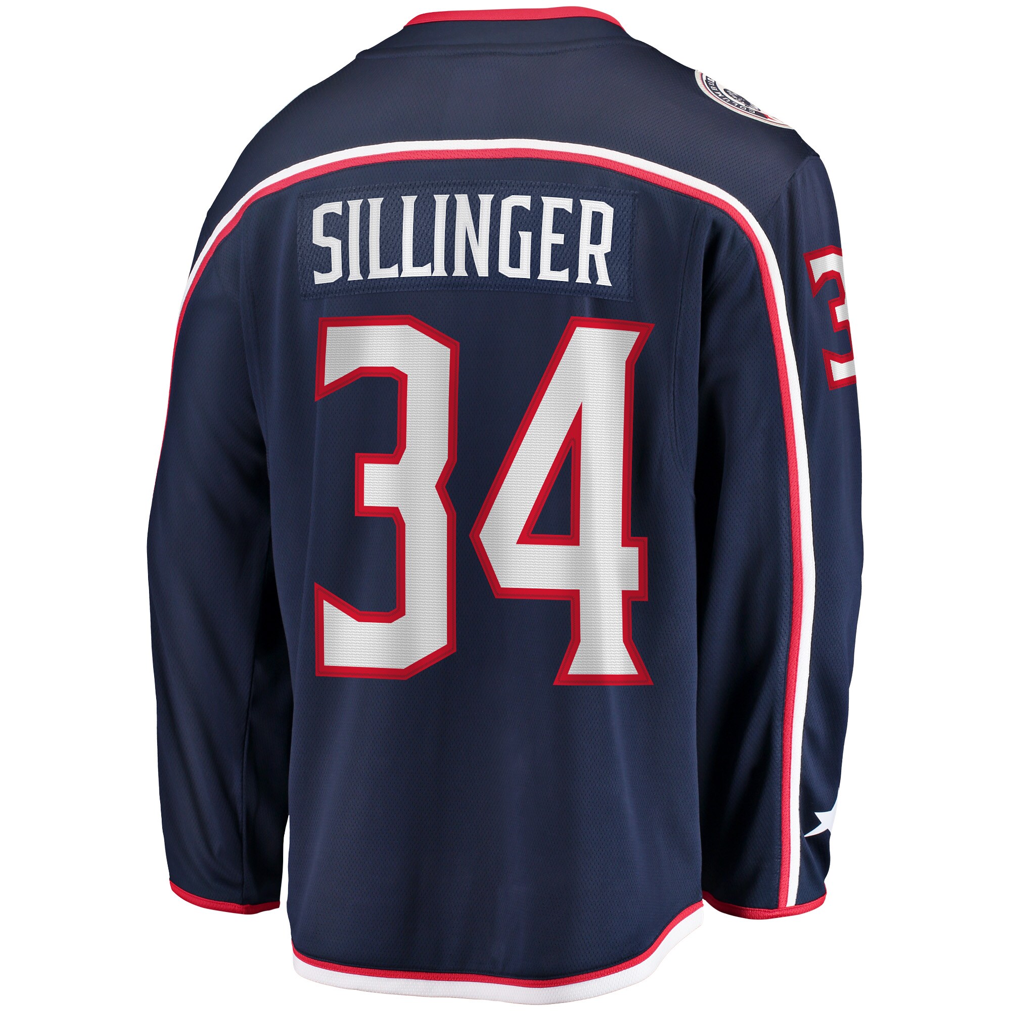 Cole Sillinger Columbus Blue Jackets Home Breakaway Player Jersey - Navy