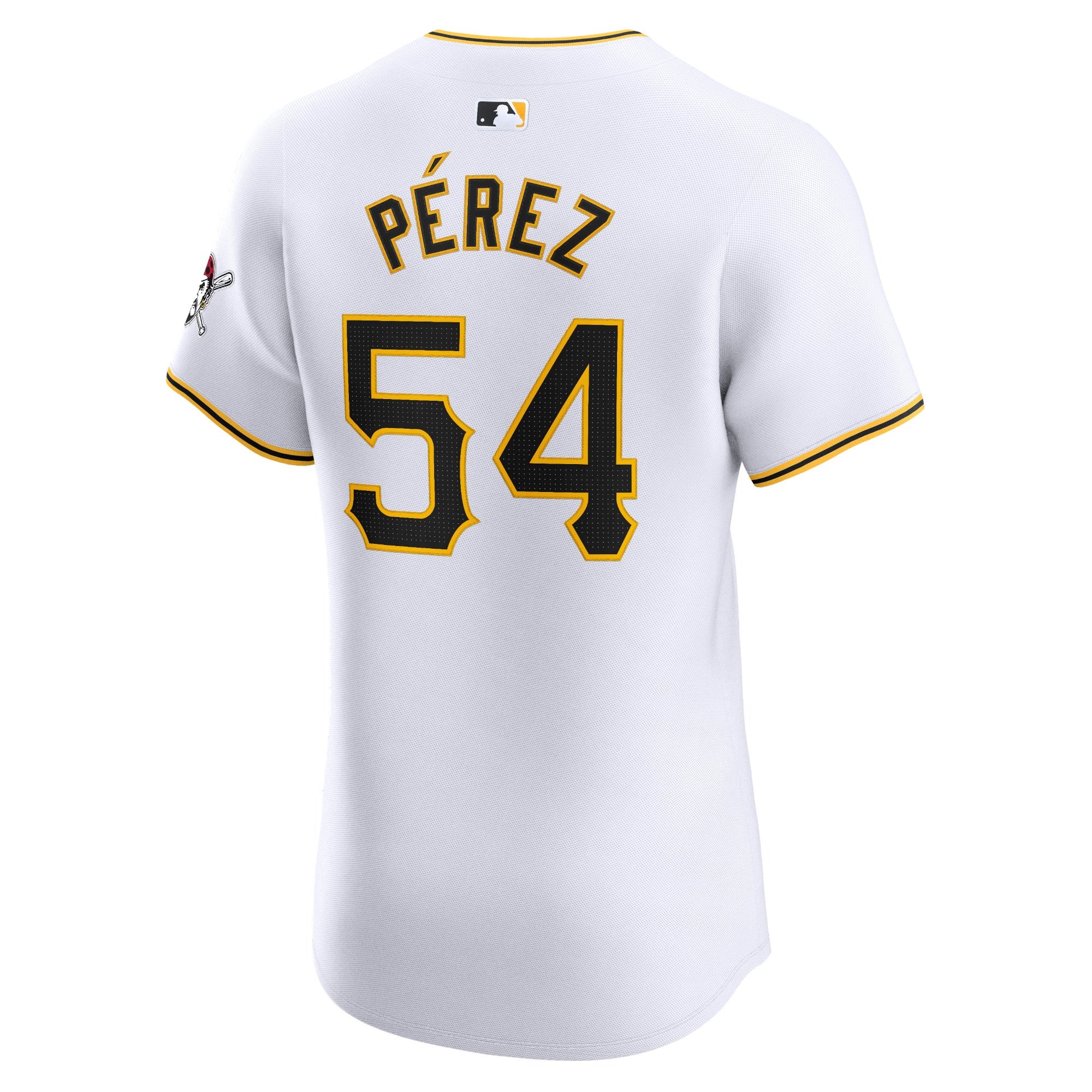 Men's Pittsburgh Pirates Martin Perez  White Home Elite Player Jersey
