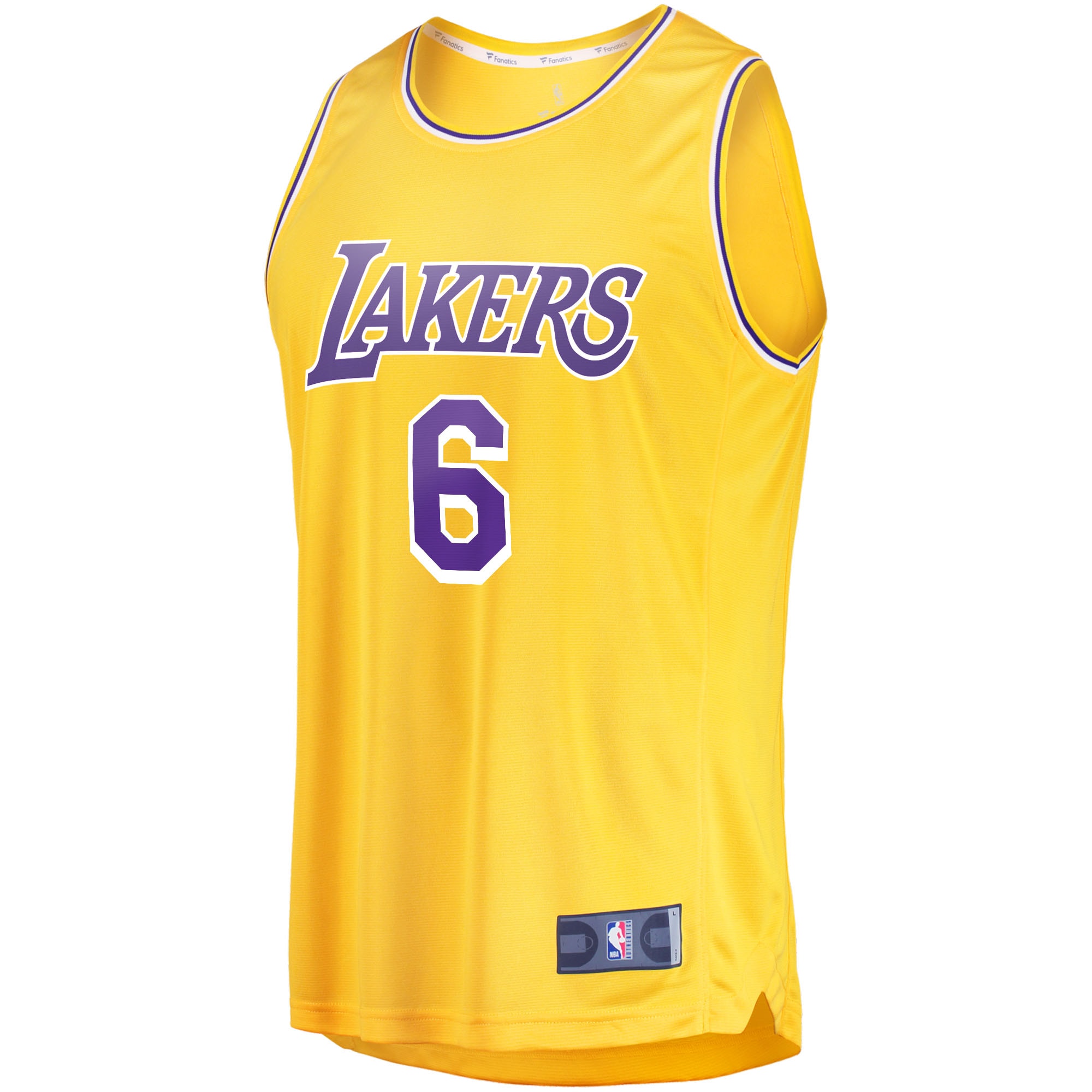 LeBron James Los Angeles Lakers  2021/22 Fast Break Replica Jersey - Icon Edition - Gold