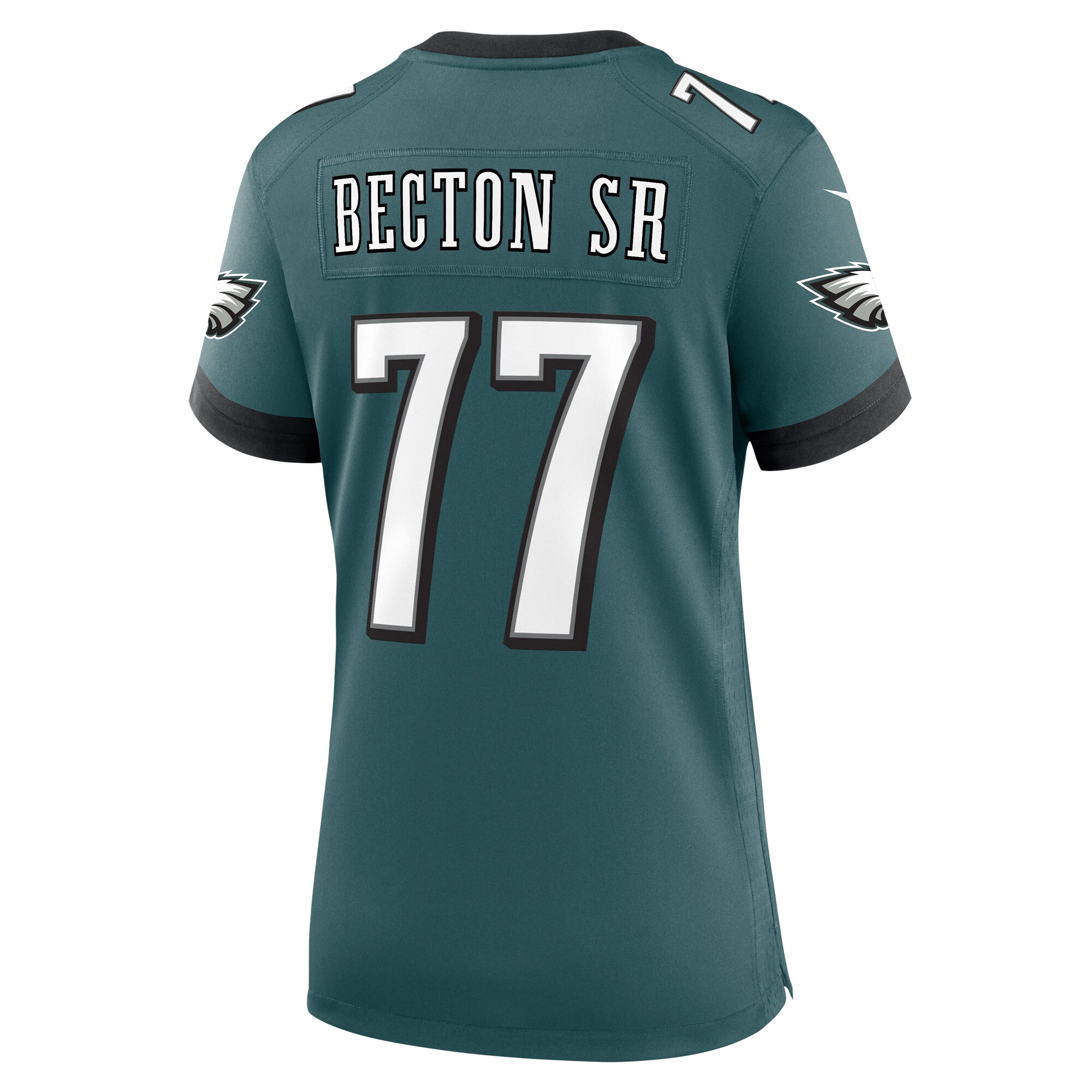 Mekhi Becton Sr. Philadelphia Eagles Women's Game Jersey - Midnight Green