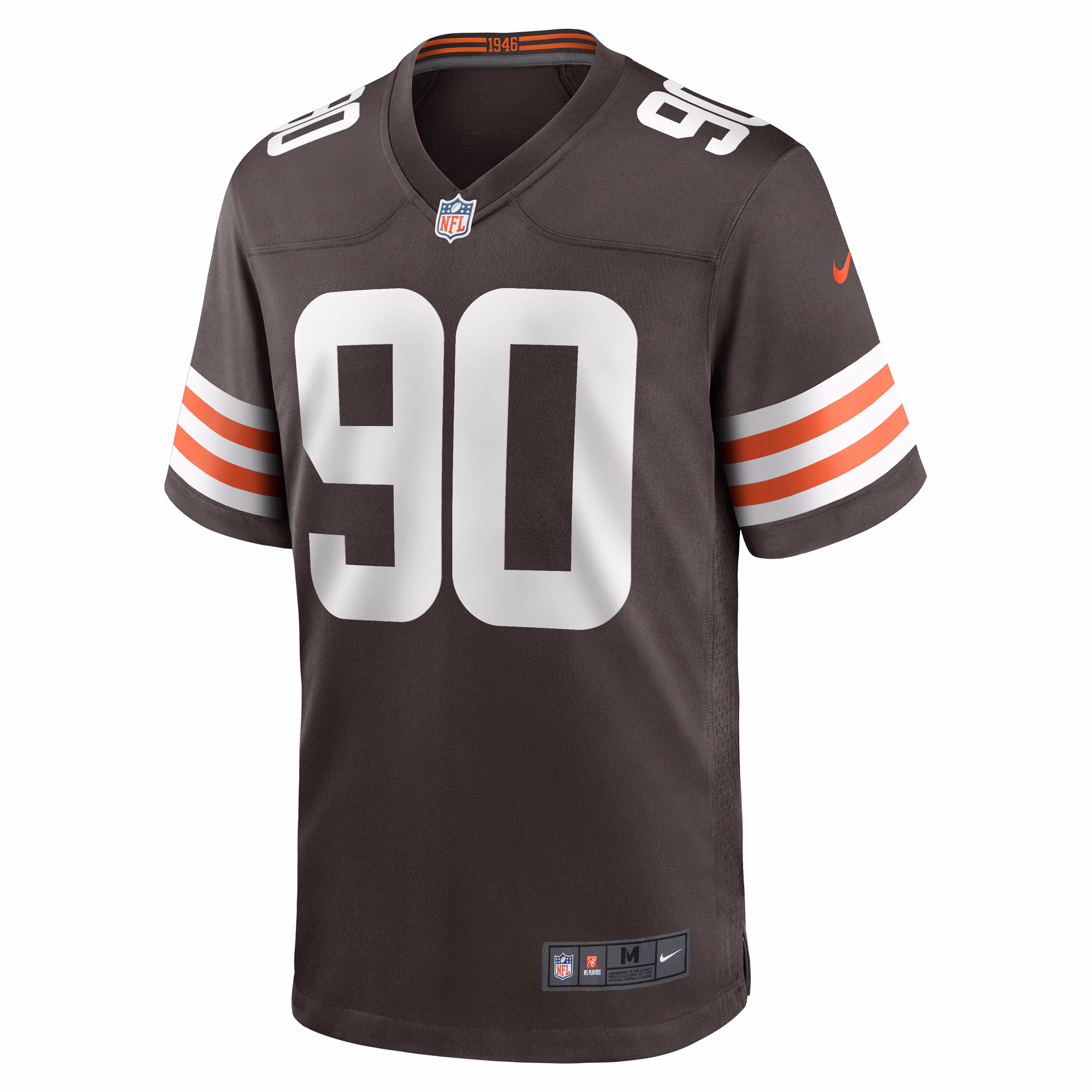 Maurice Hurst Cleveland Browns Game Player Jersey - Brown