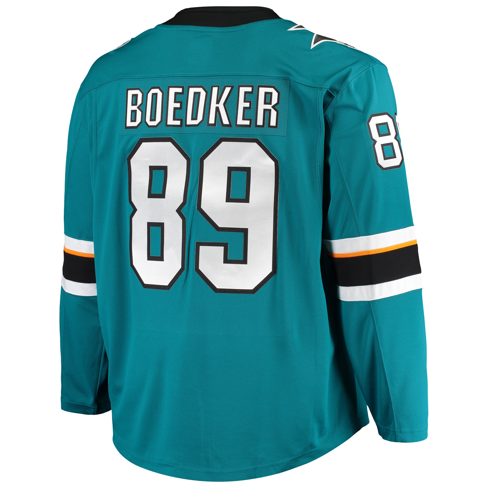 Mikkel Boedker San Jose Sharks Breakaway Home Player Jersey - Teal