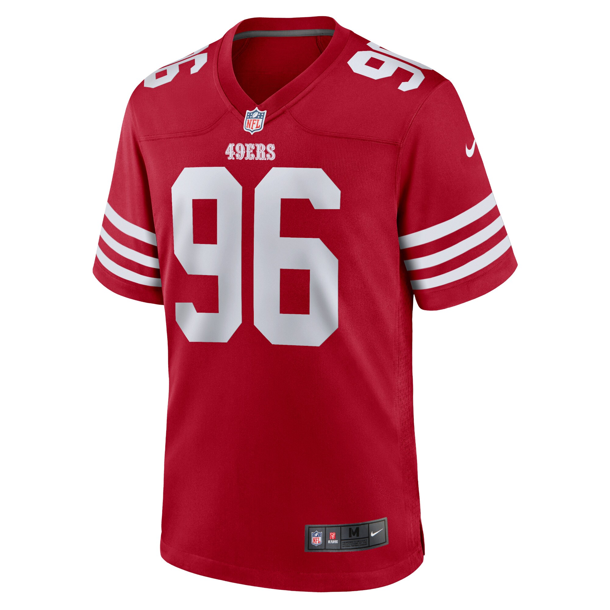 T.Y. McGill San Francisco 49ers  Home Game Player Jersey - Scarlet
