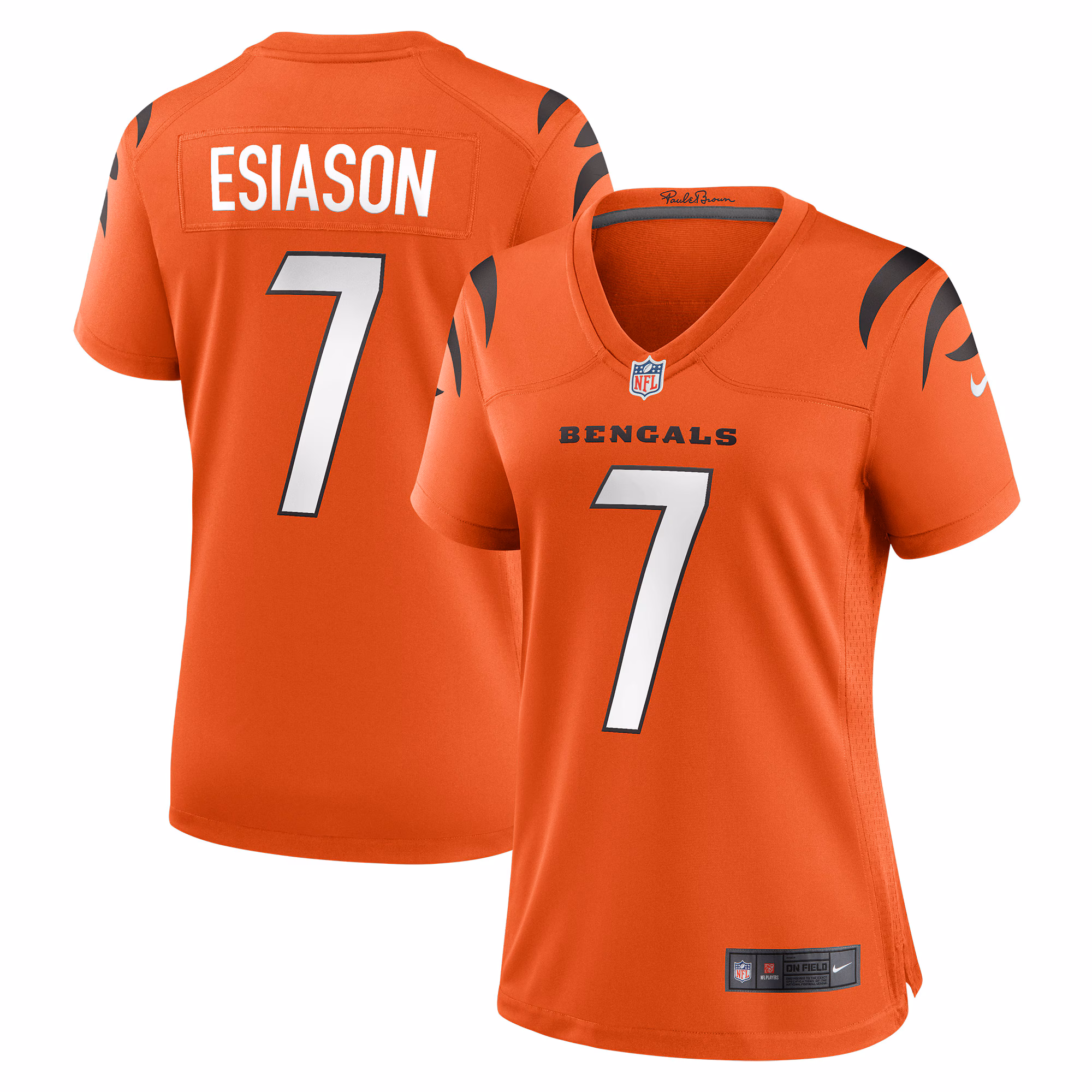 Boomer Esiason Cincinnati Bengals Women's Retired Game Jersey - Orange