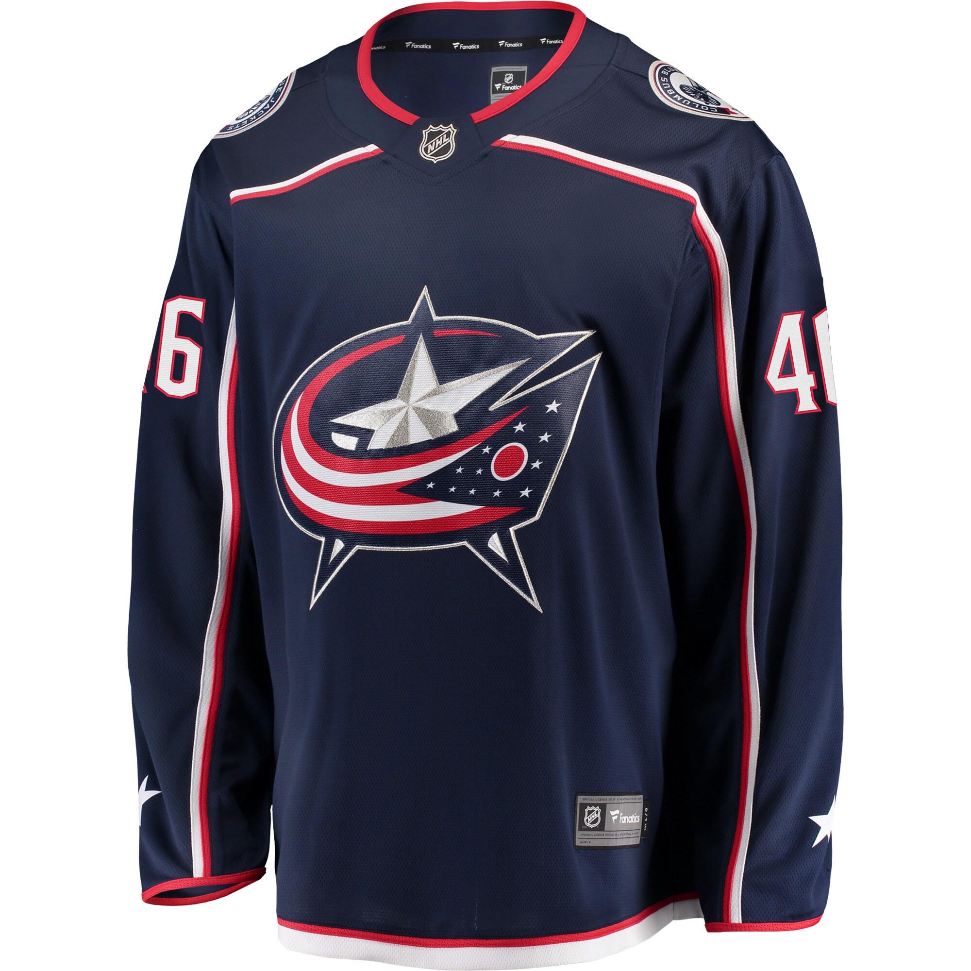 Dean Kukan Columbus Blue Jackets Breakaway Jersey - Navy