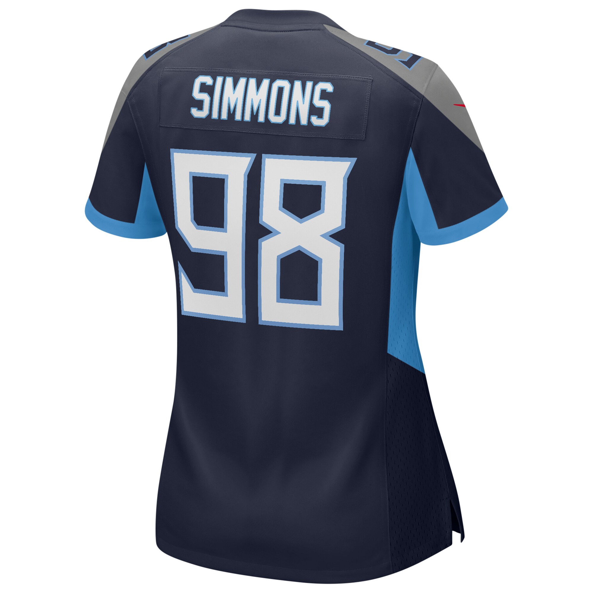 Jeffery Simmons Tennessee Titans  Women's Game Jersey - Navy