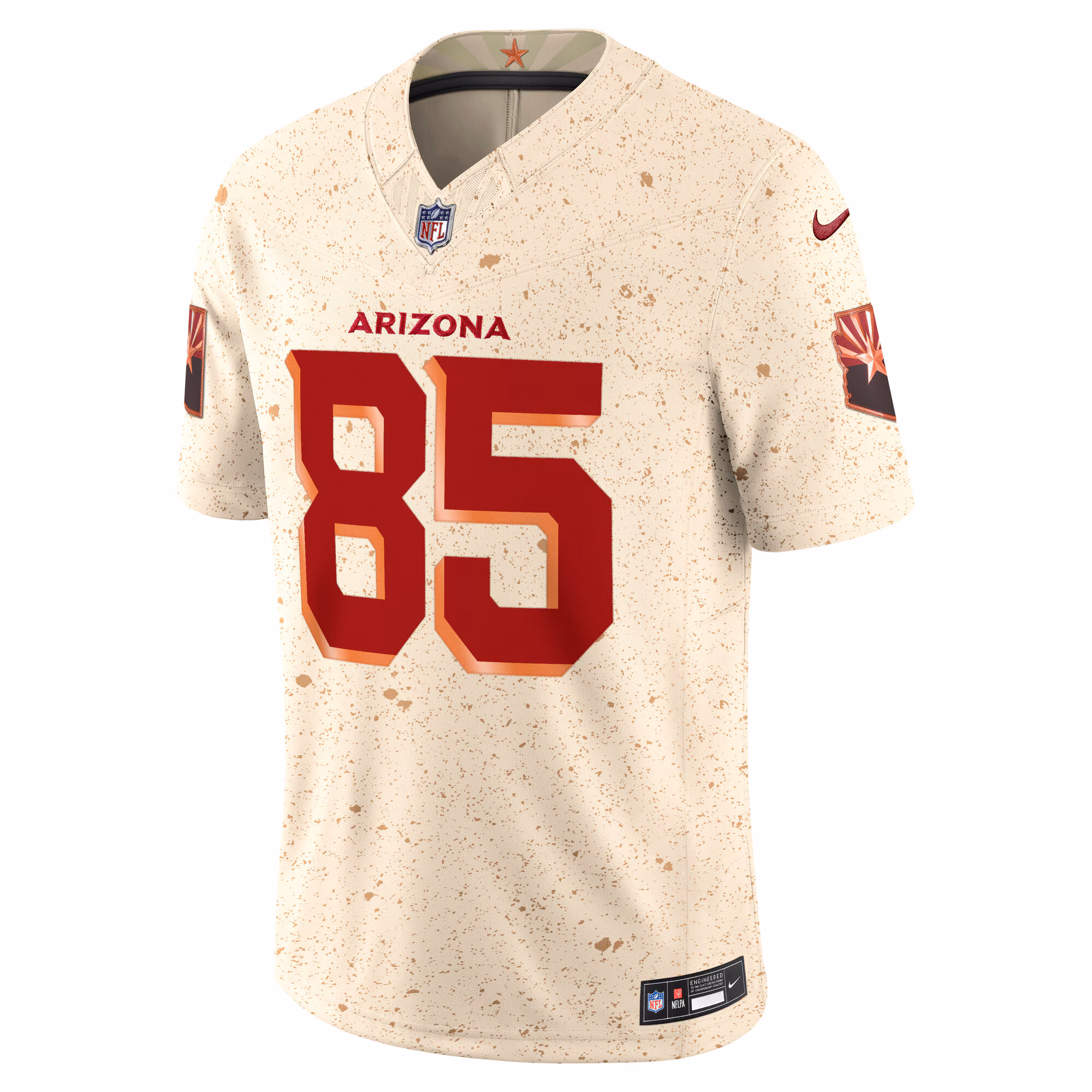 Trey McBride #85 Arizona Cardinals 2025 Rivalries Collection Limited Jersey - Natural