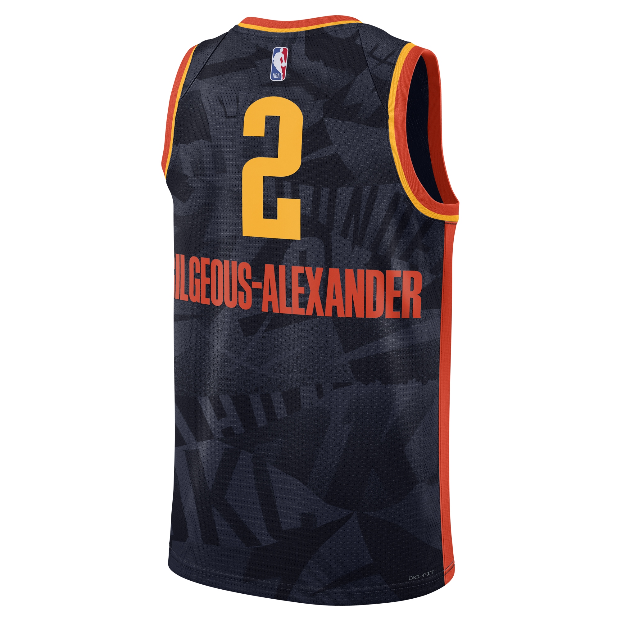 Unisex Oklahoma City Thunder Shai Gilgeous-Alexander  Navy 2023/24 Swingman Jersey - City Edition
